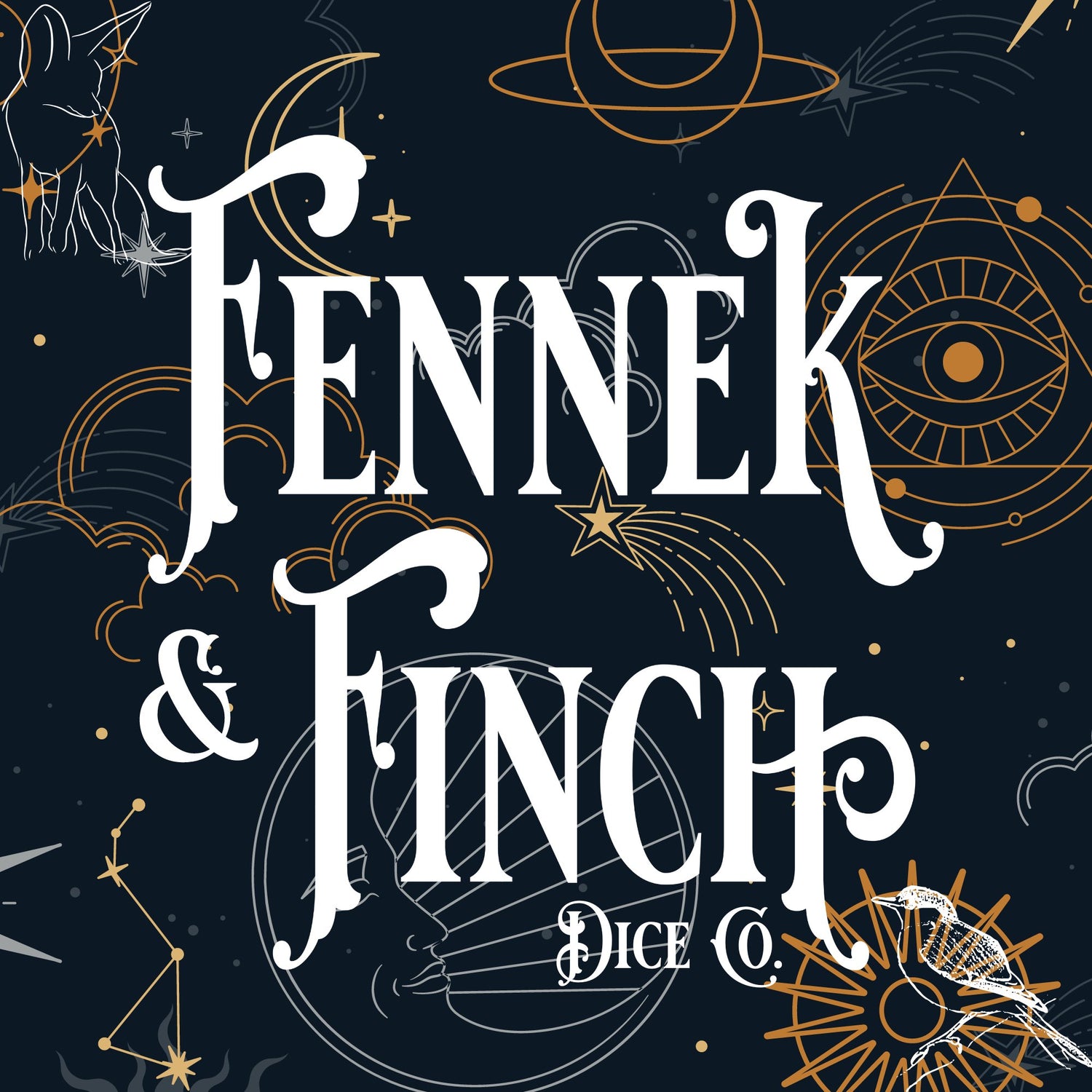 Fennek and Finch Dice Company Logo