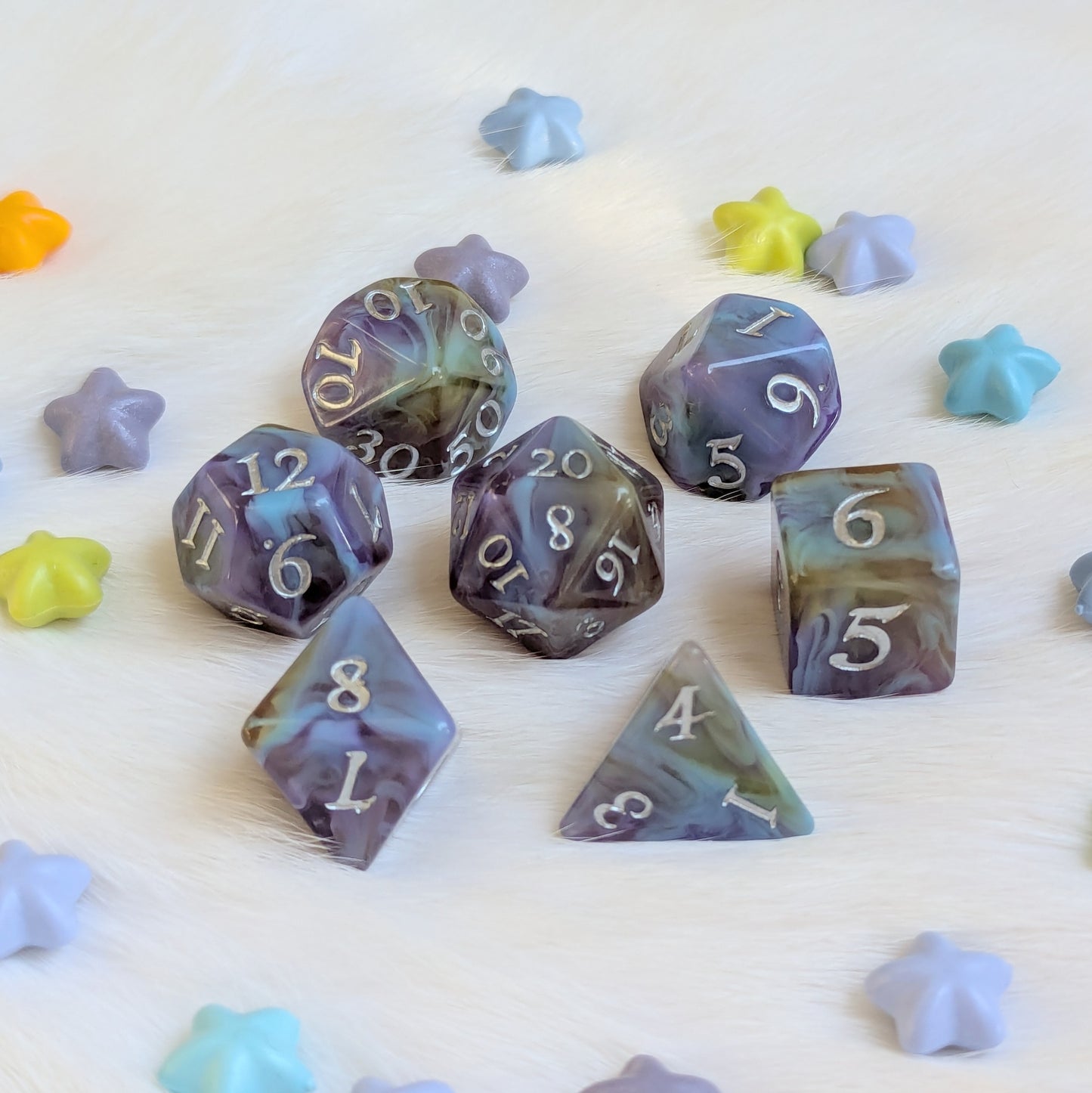 Mystic Riptide - 11 Piece Dice Set