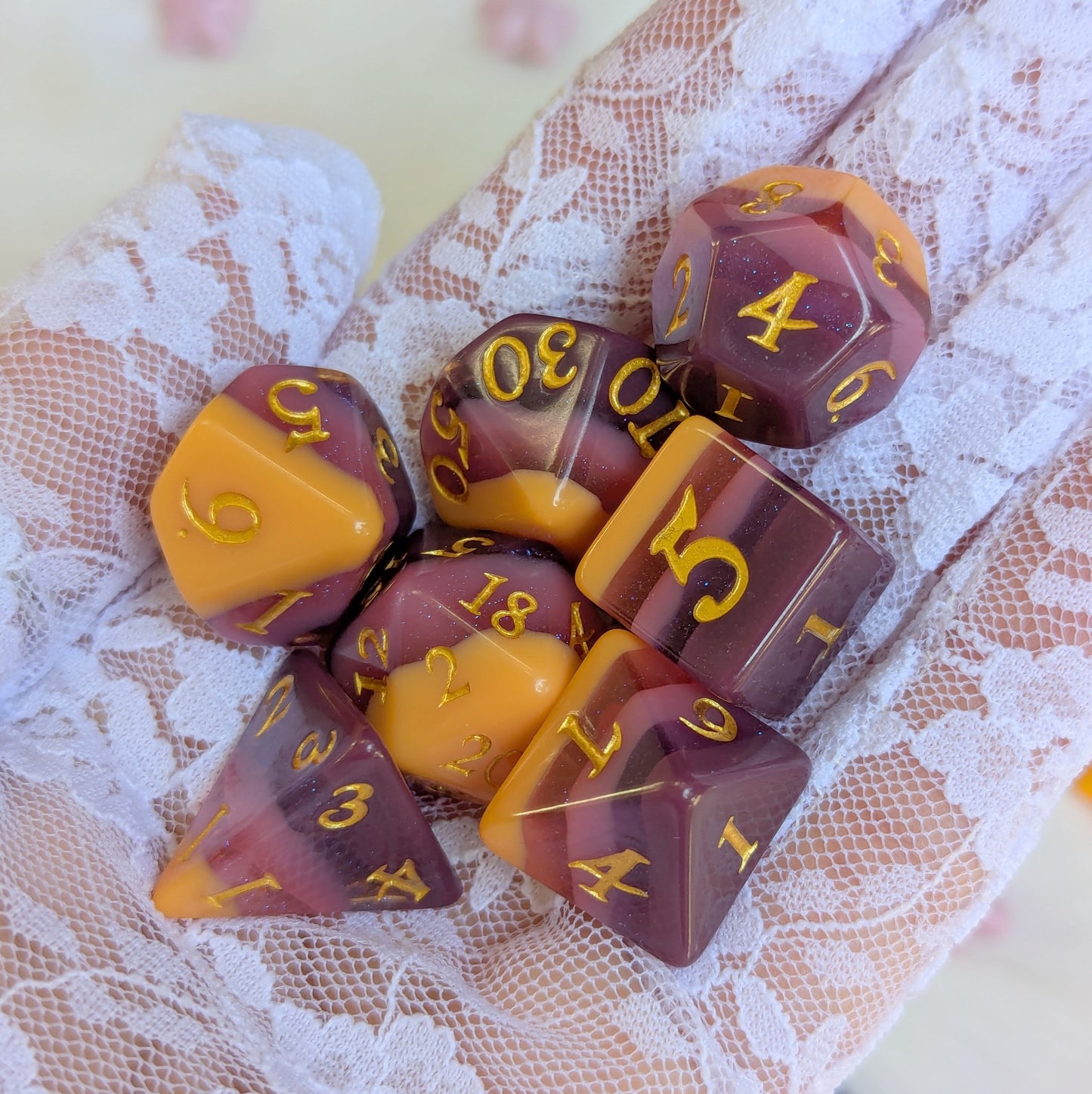 Emberwine - 7 Piece Dice Set