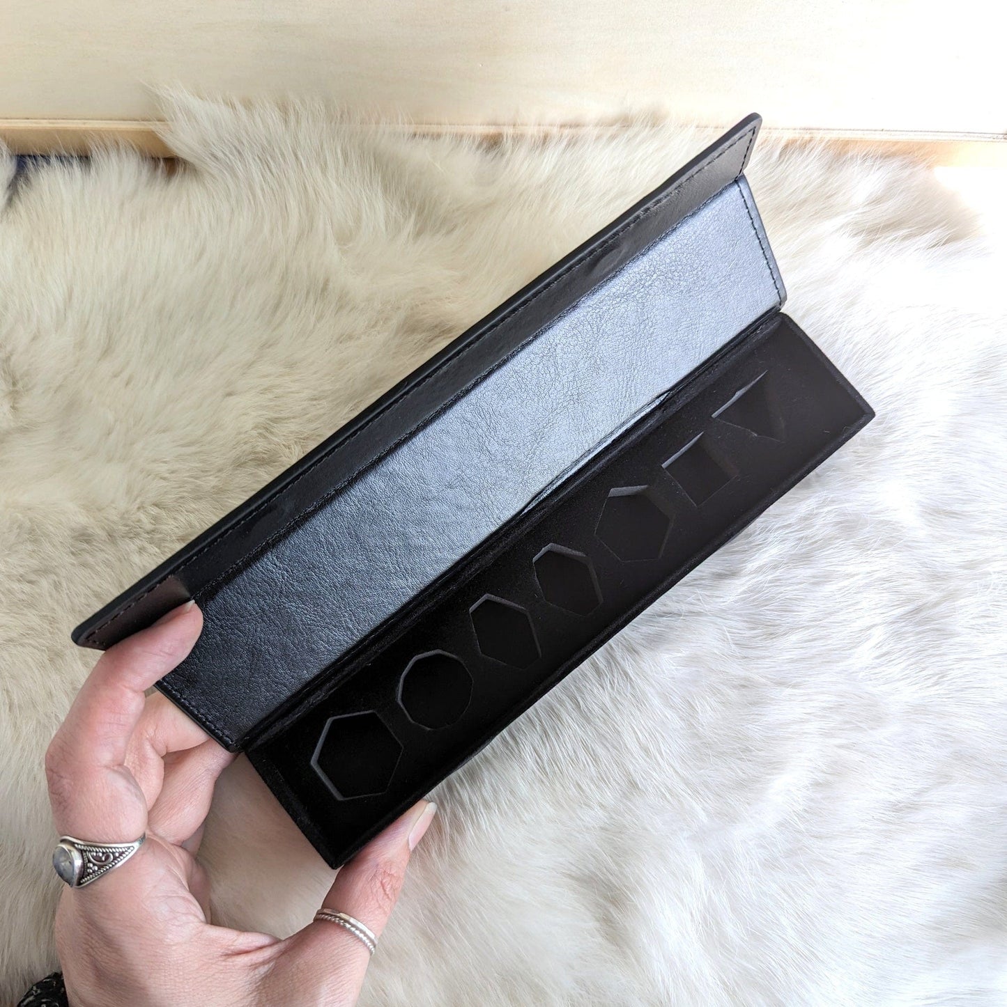 Black Dice Box - PU Leather