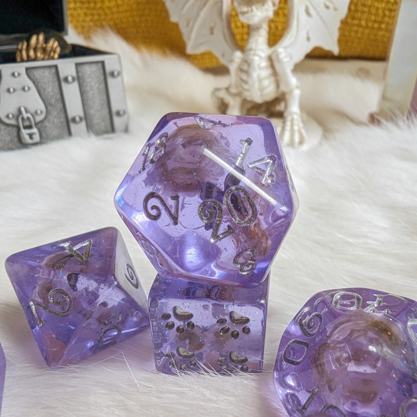 Butterfly Dice Set. 8 Piece Animal Themed Dice Set Dice sets Fennek and Finch