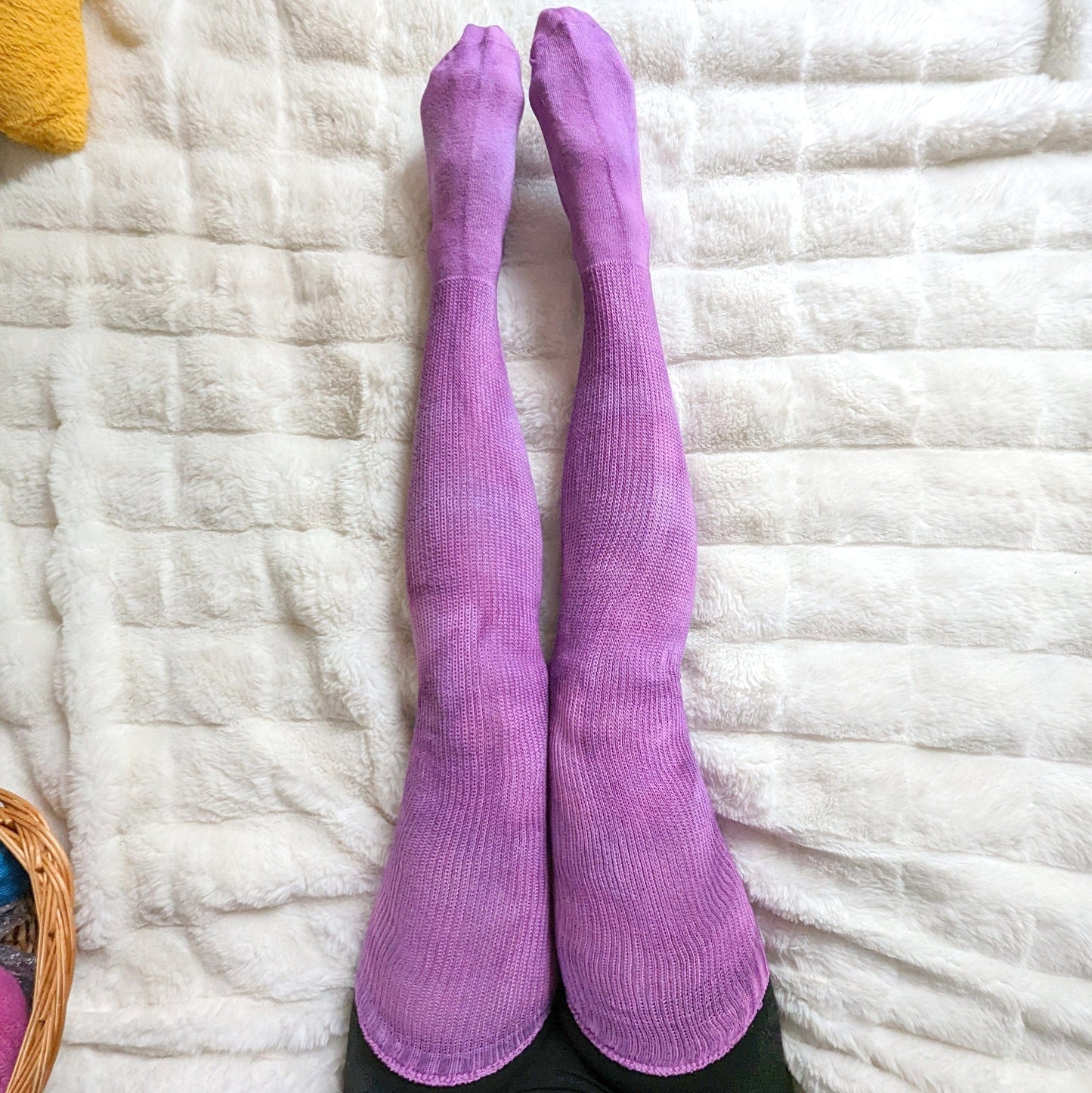 Cozy Socks - Medium Purple Hydrangea