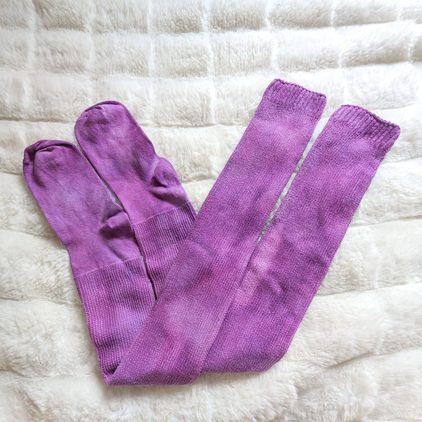 Cozy Socks - Medium Purple Hydrangea