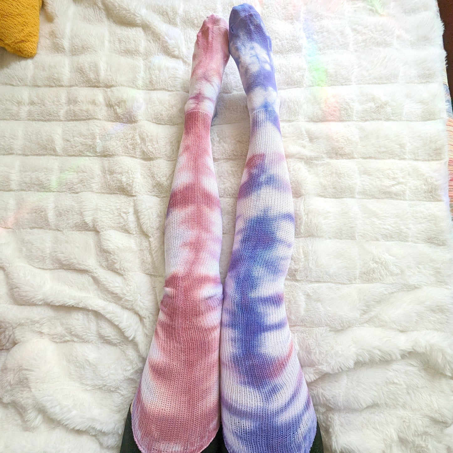 Cozy Socks - Purple and Rose