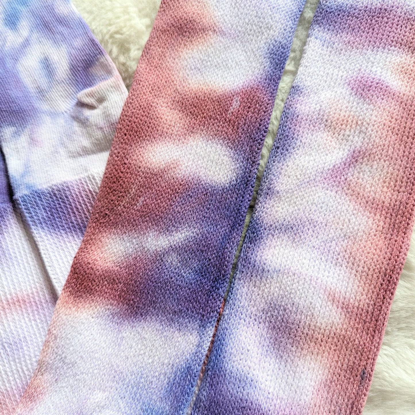 Cozy Socks - Purple and Rose