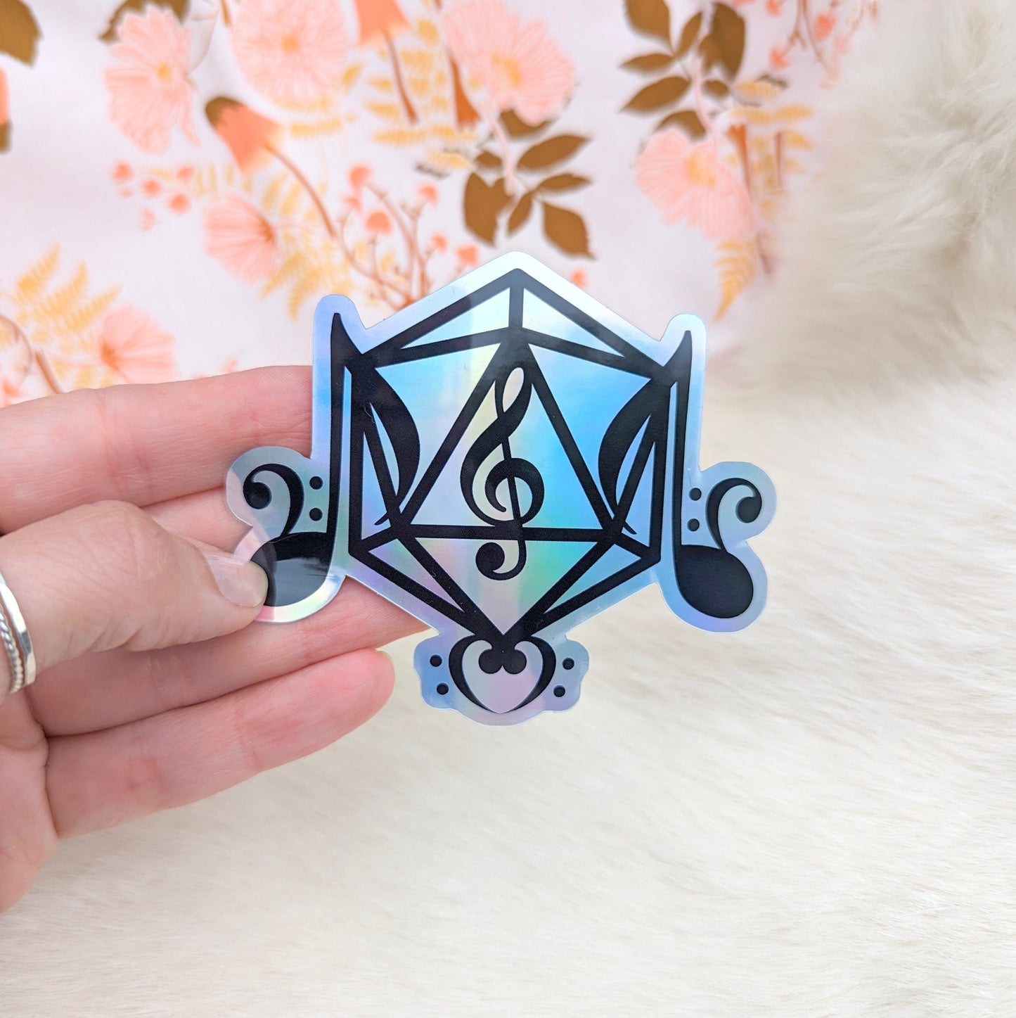 Holographic Bard Sticker sticker Fennek and Finch
