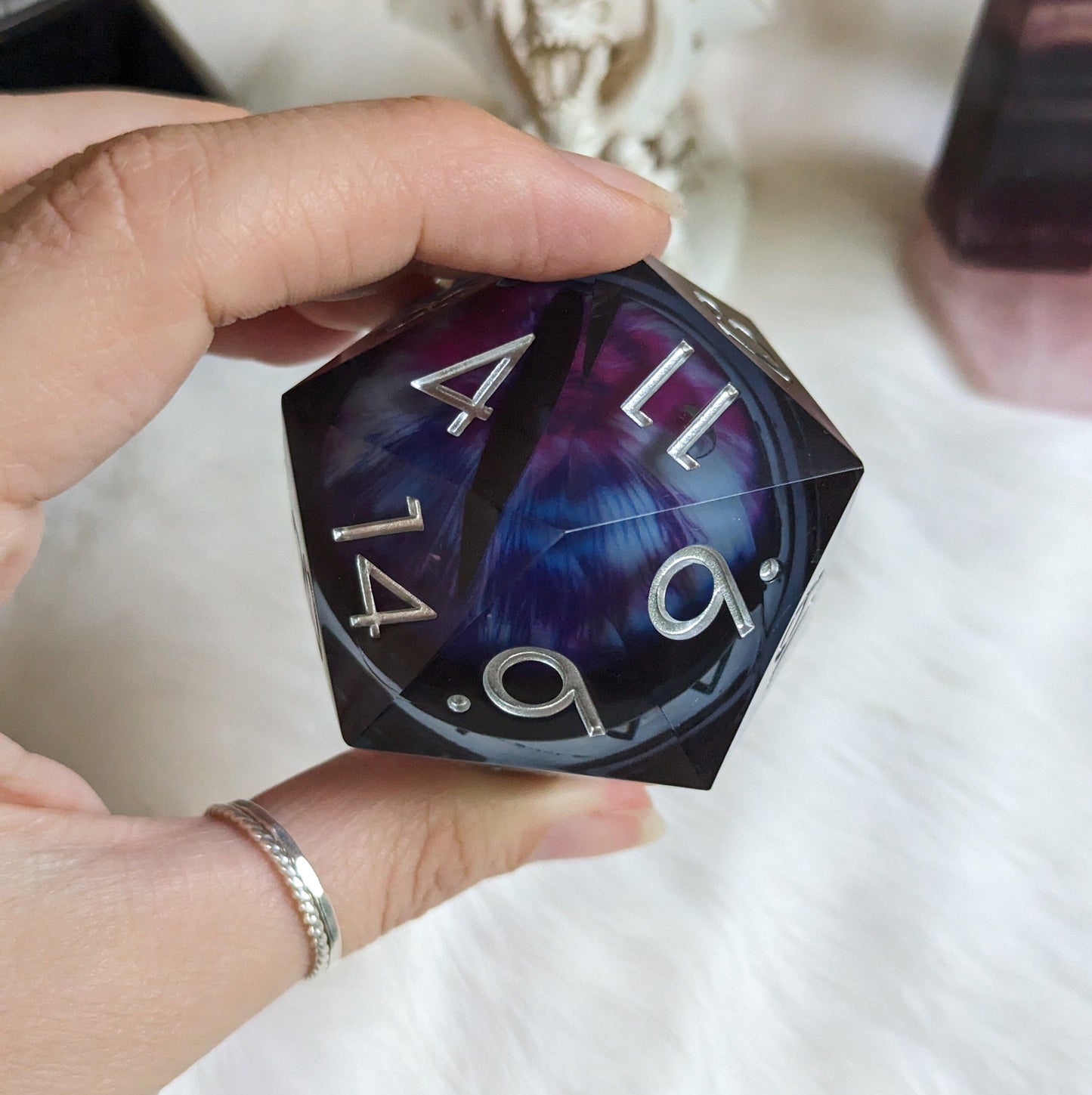 Liquid Core Eye Large D20 Dice Sets & Games Fennek and Finch