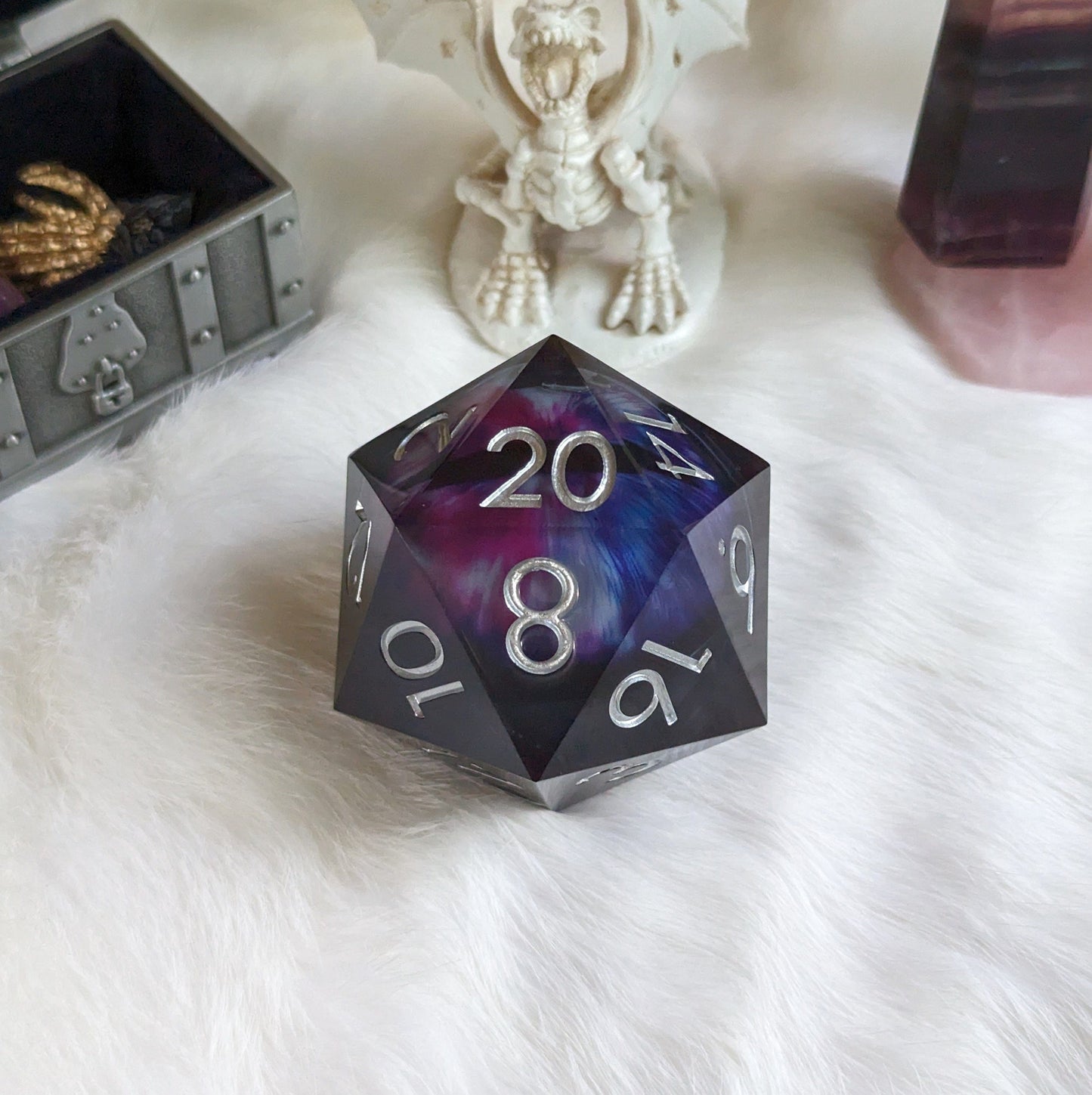 Liquid Core Eye Large D20 Dice Sets & Games Fennek and Finch