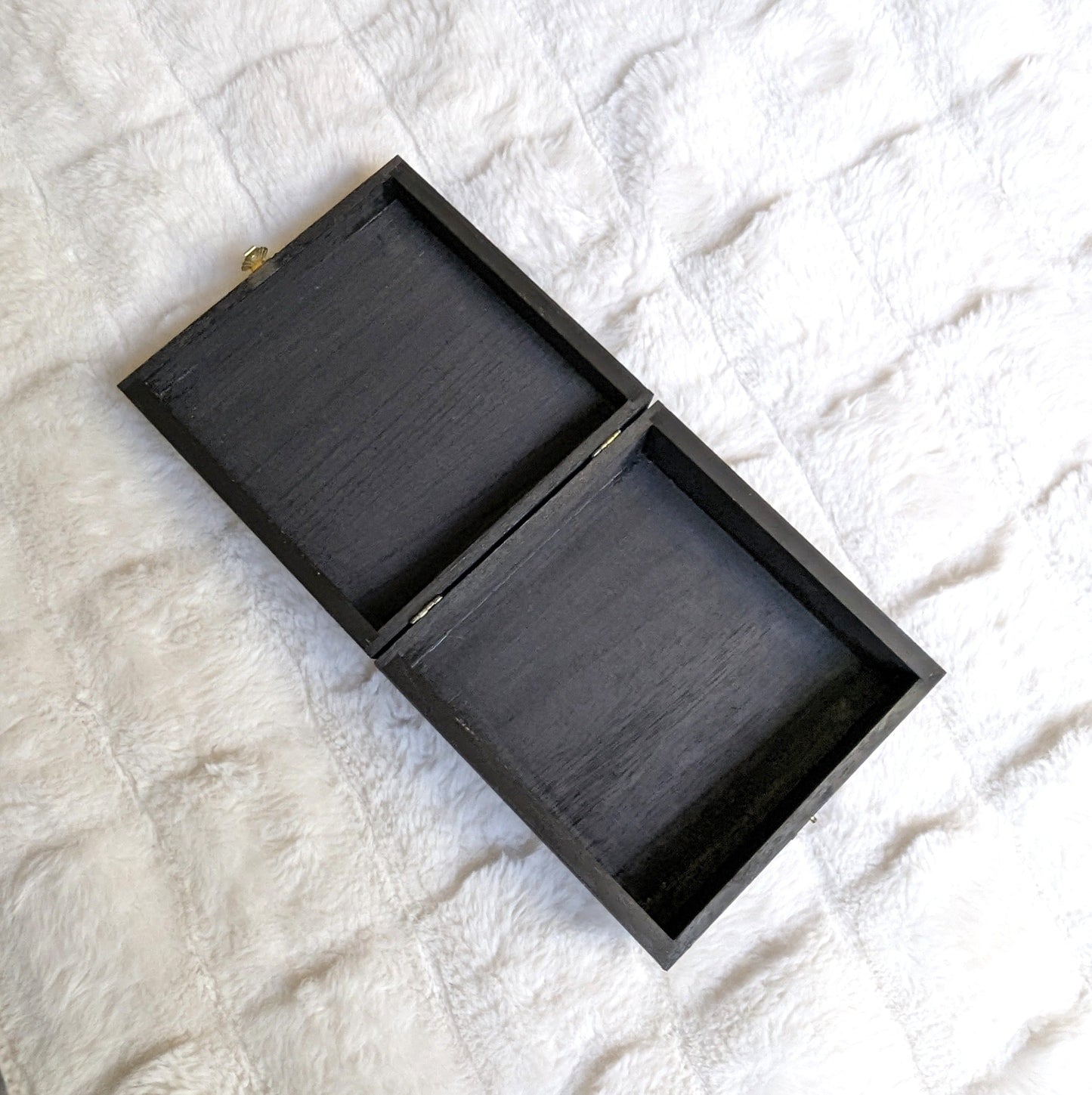 Midnight Wood Dice Box - Large Size
