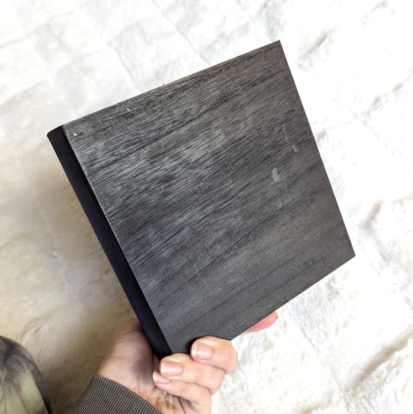 Midnight Wood Dice Box - Large Size