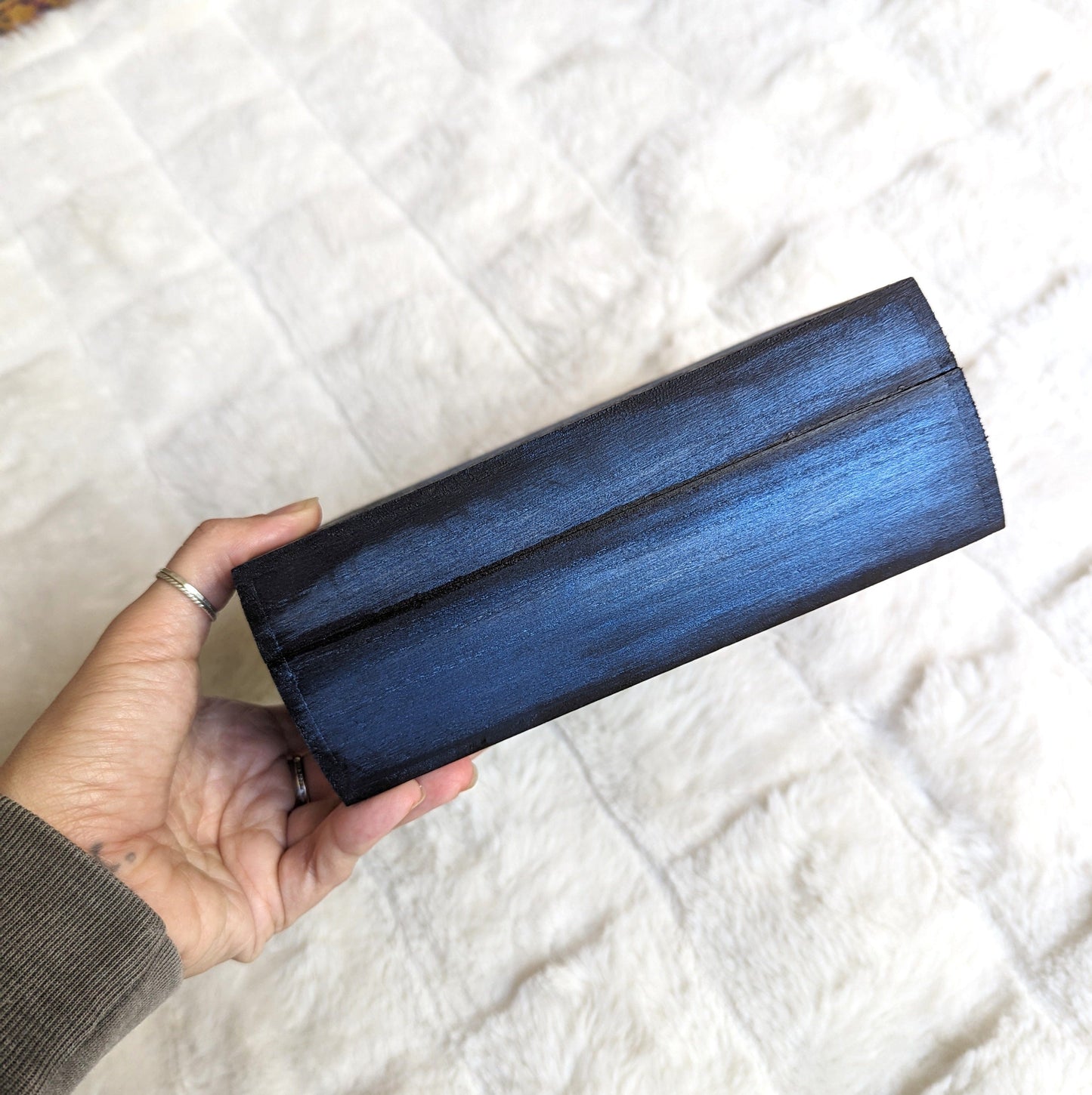 Midnight Wood Dice Box - Large Size