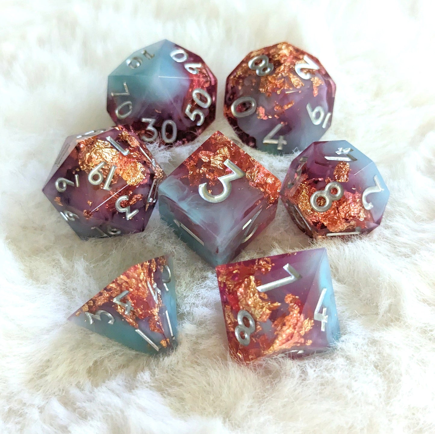 Misty Pools DnD Dice Set