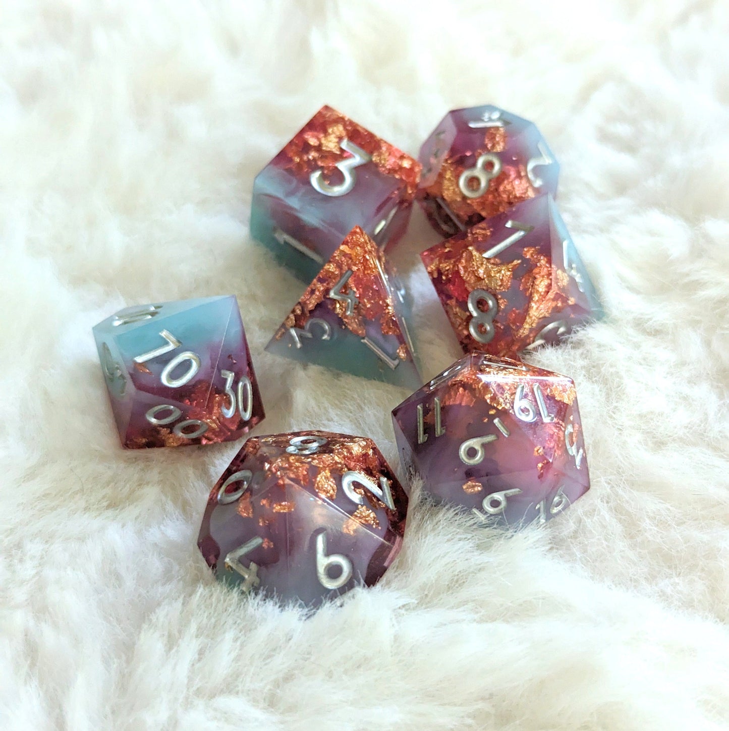 Misty Pools DnD Dice Set