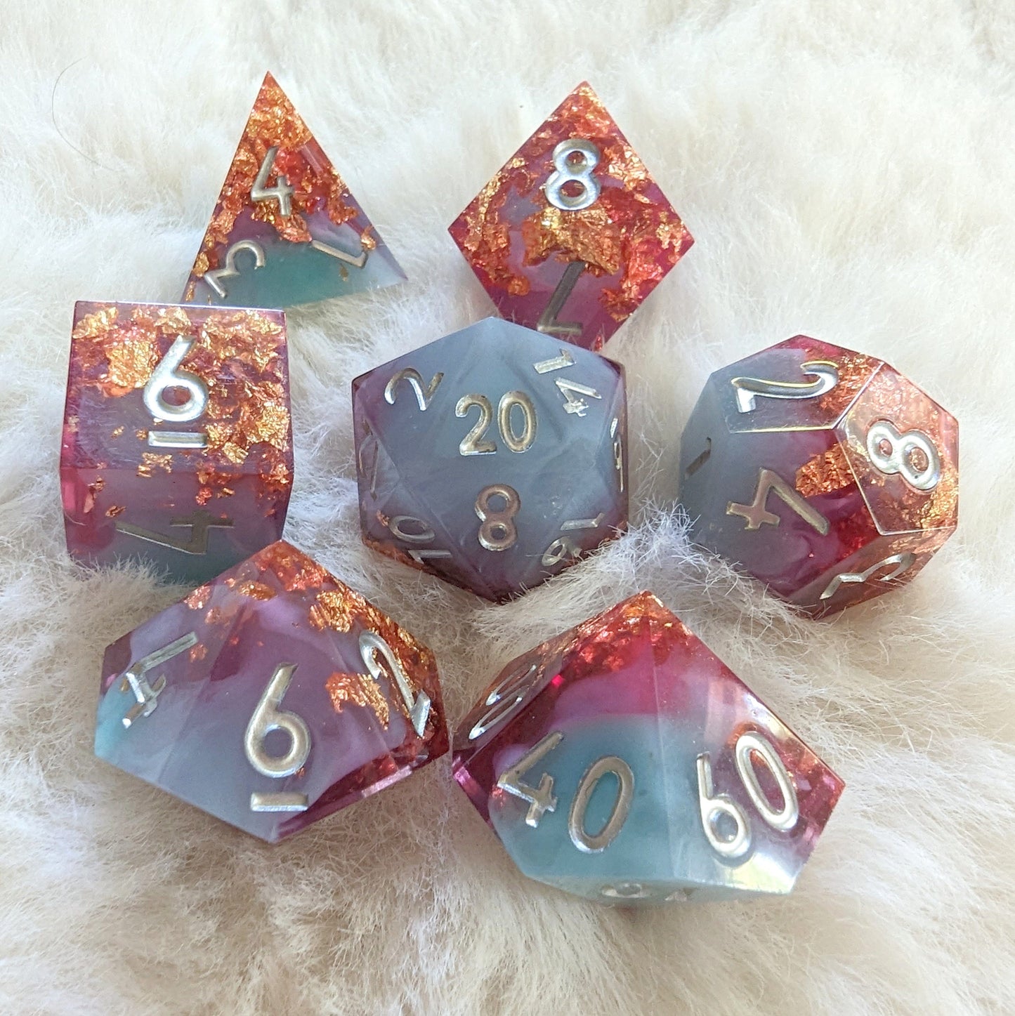 Misty Pools DnD Dice Set