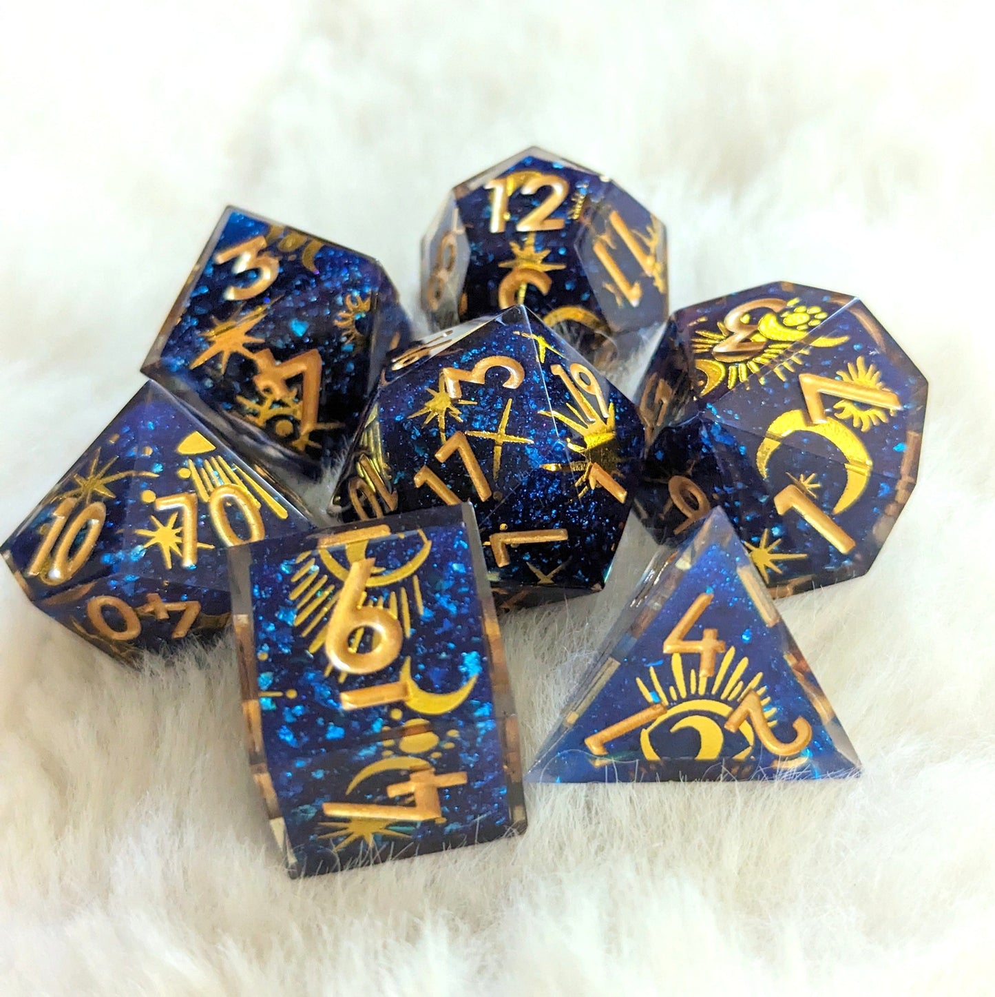 Planetary Mystic DnD Dice Set
