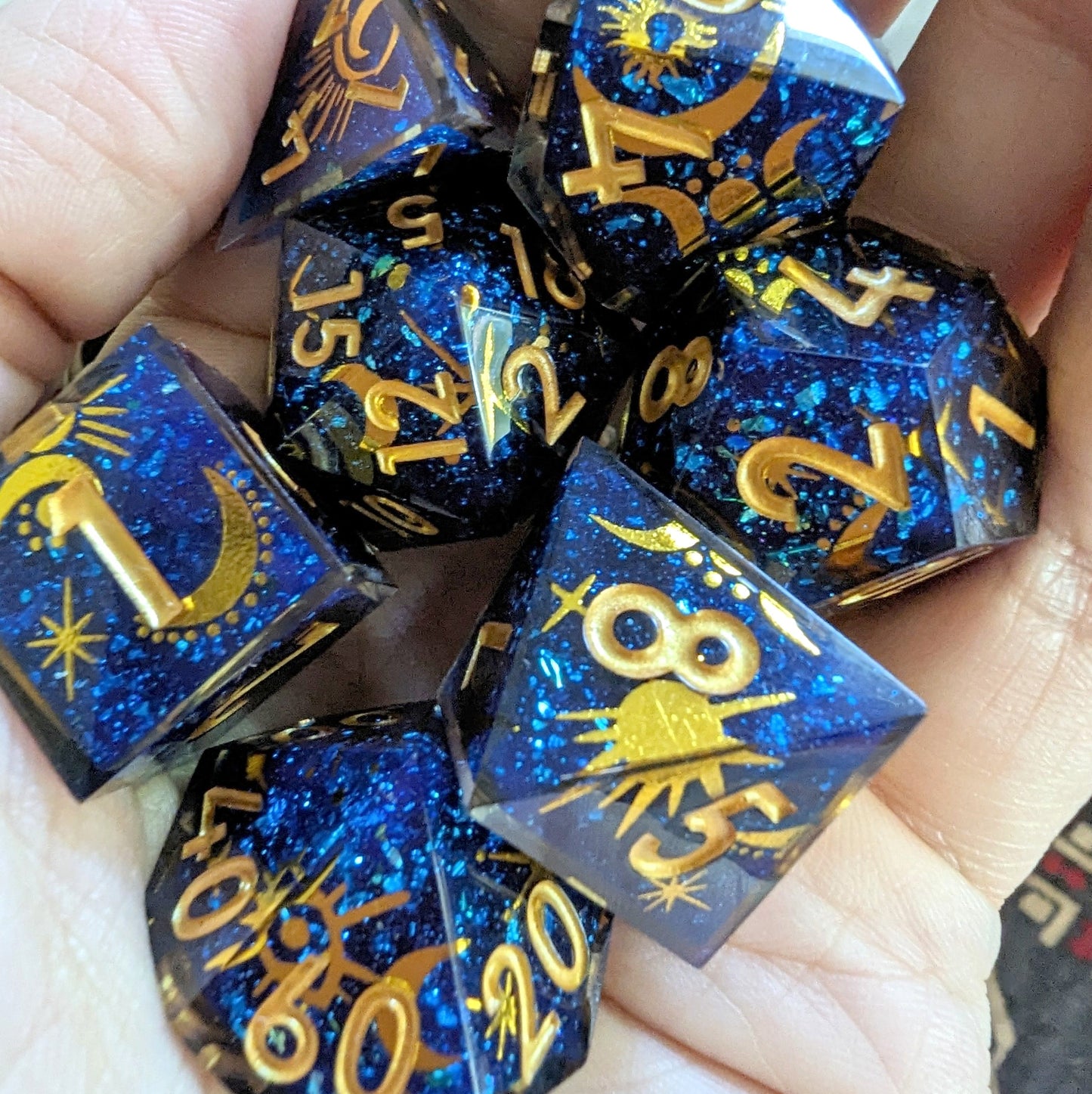 Planetary Mystic DnD Dice Set