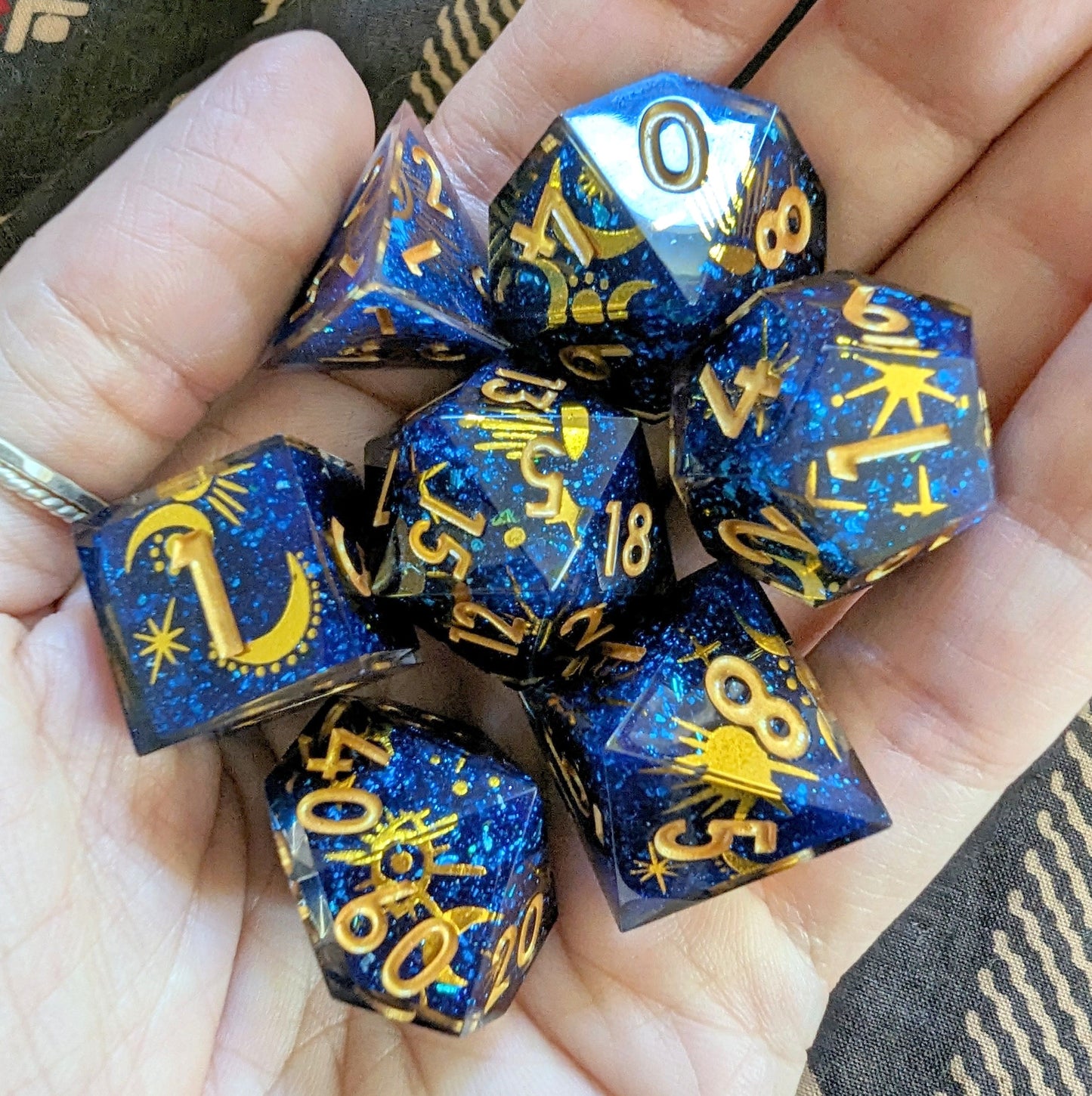 Planetary Mystic DnD Dice Set