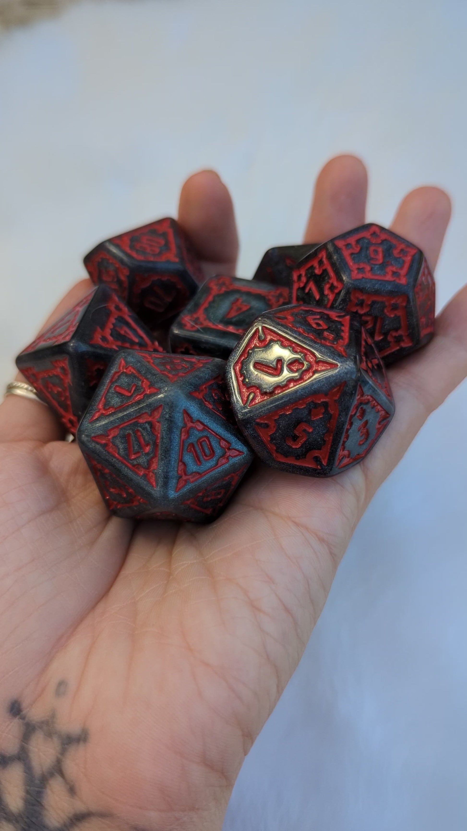 Dark Castle Dice, extra large dice set Dice Sets & Games Fennek and Finch