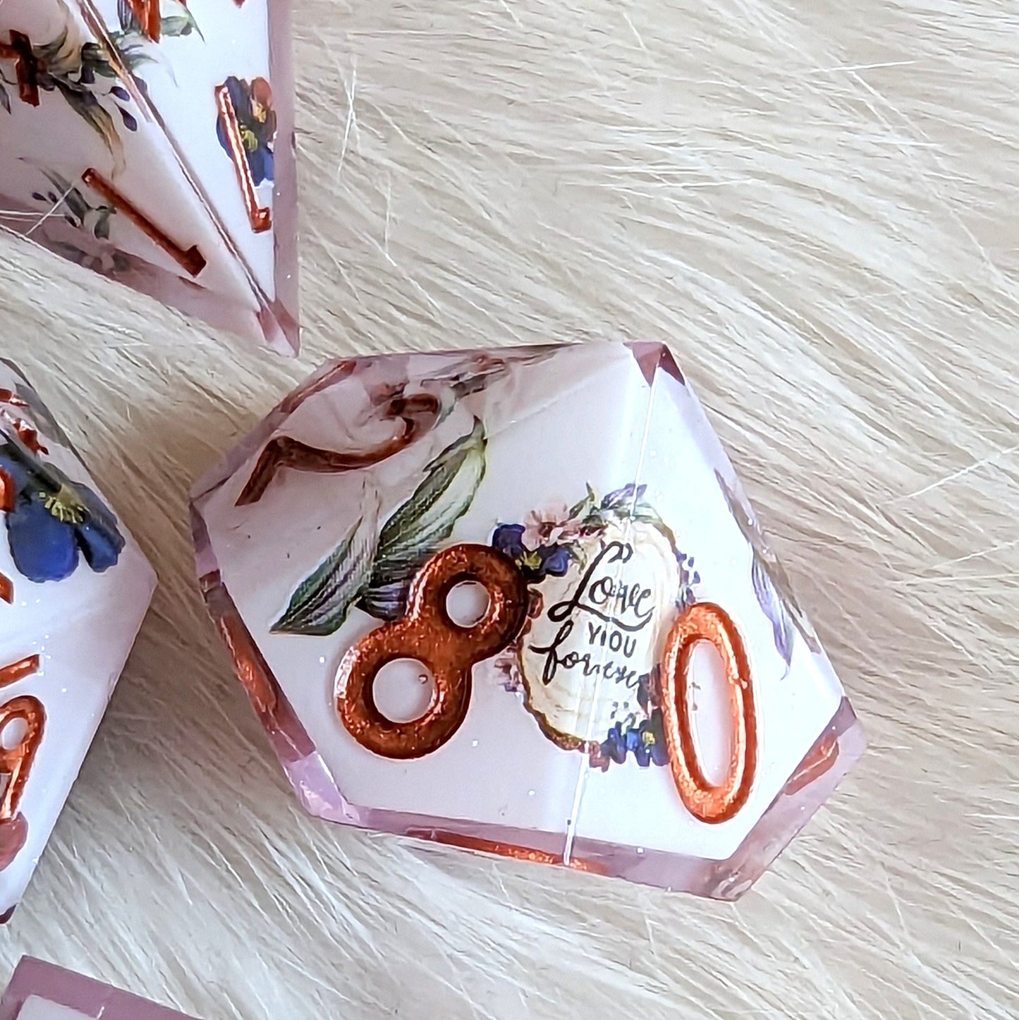 Teatime Romance DnD Dice Set