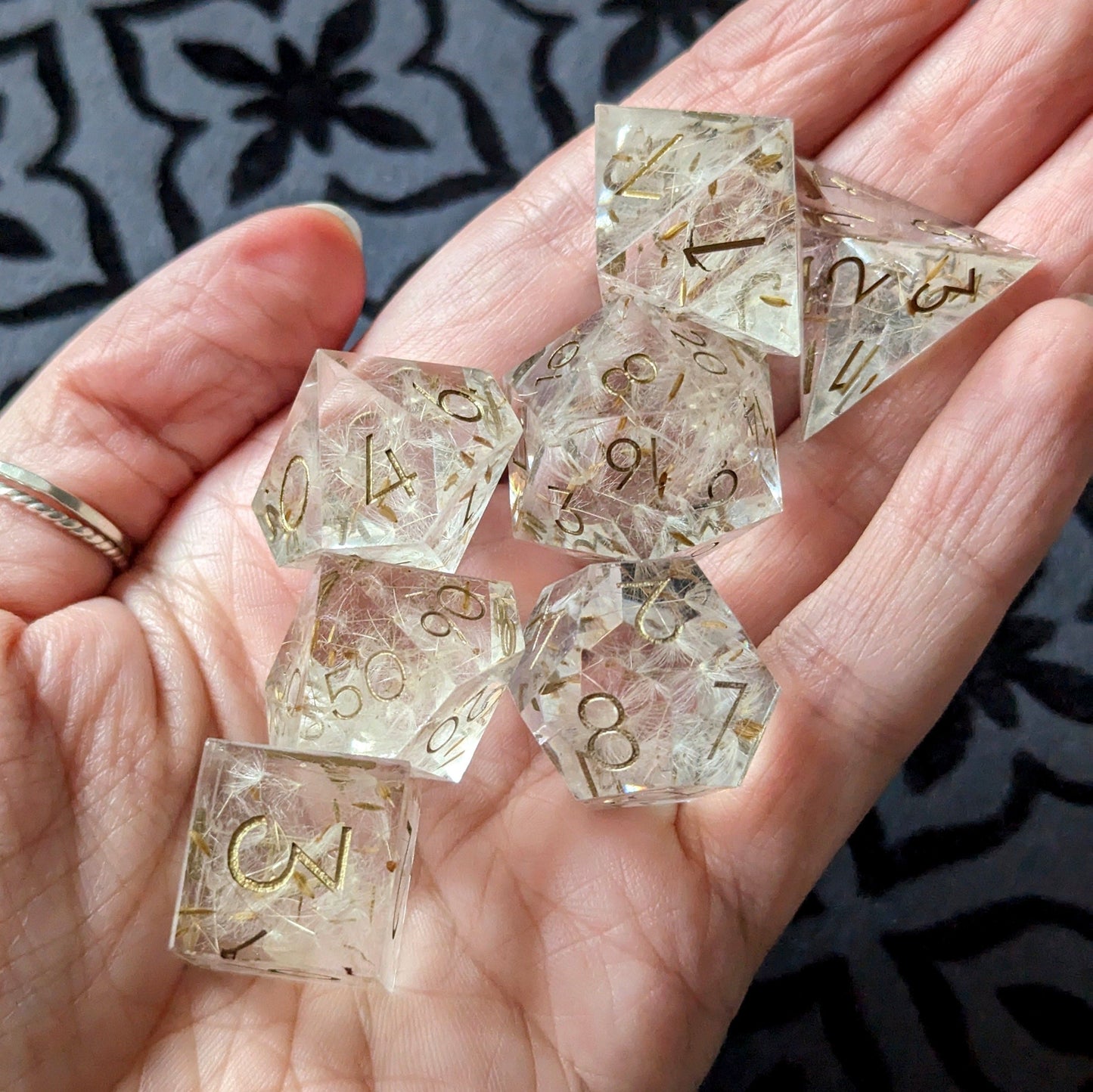 Wishes Sharp Edge DnD Dice Set Dice sets Fennek and Finch