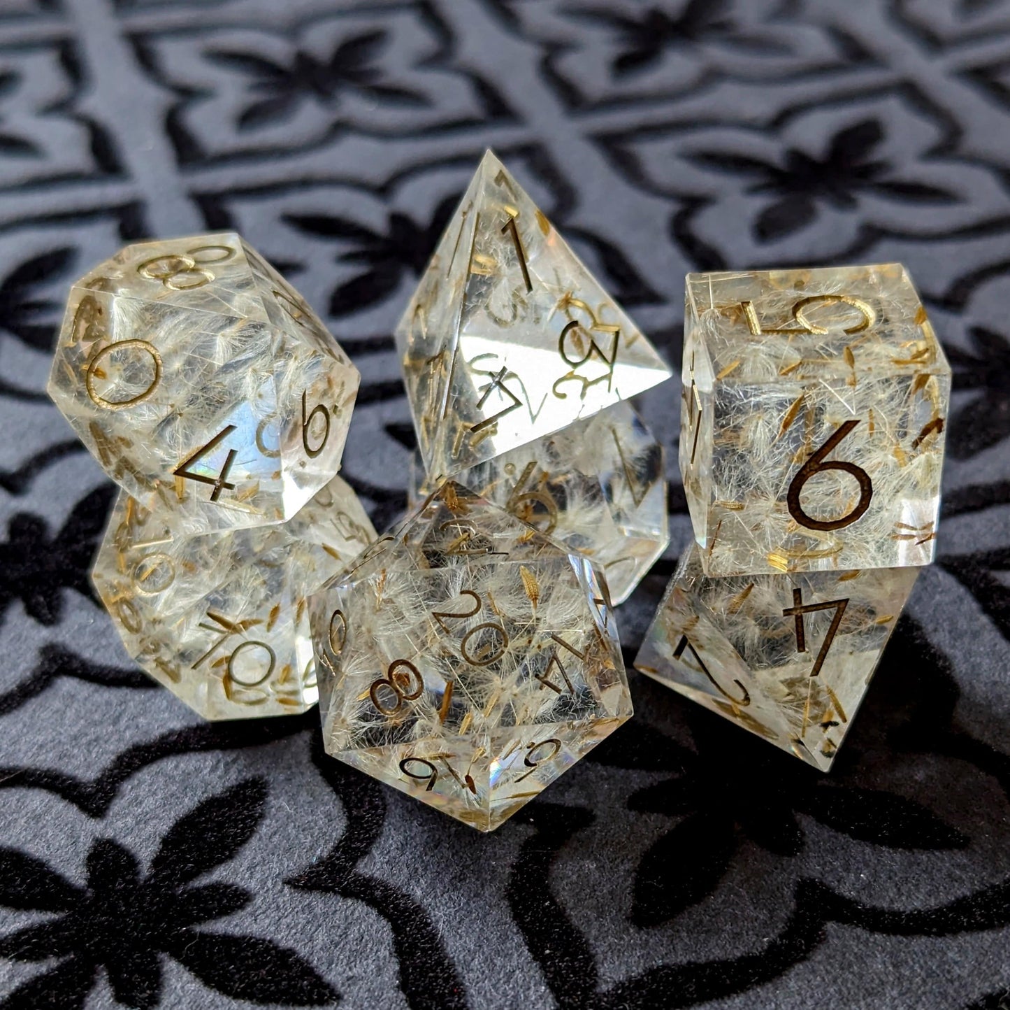 Wishes Sharp Edge DnD Dice Set Dice sets Fennek and Finch