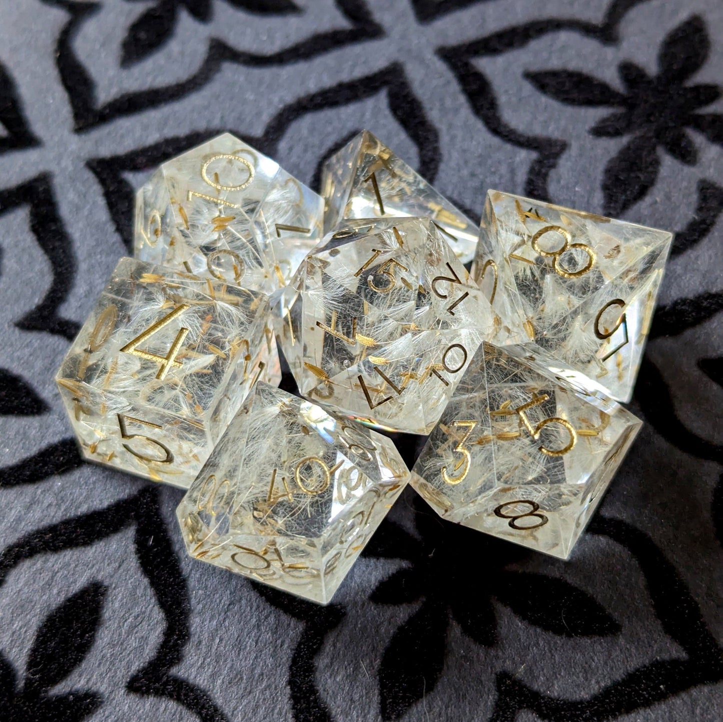 Wishes Sharp Edge DnD Dice Set Dice sets Fennek and Finch