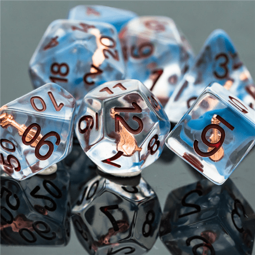 Bard's Violin - 7 Piece DnD Dice Set Dice Sets & Games Fennek and Finch
