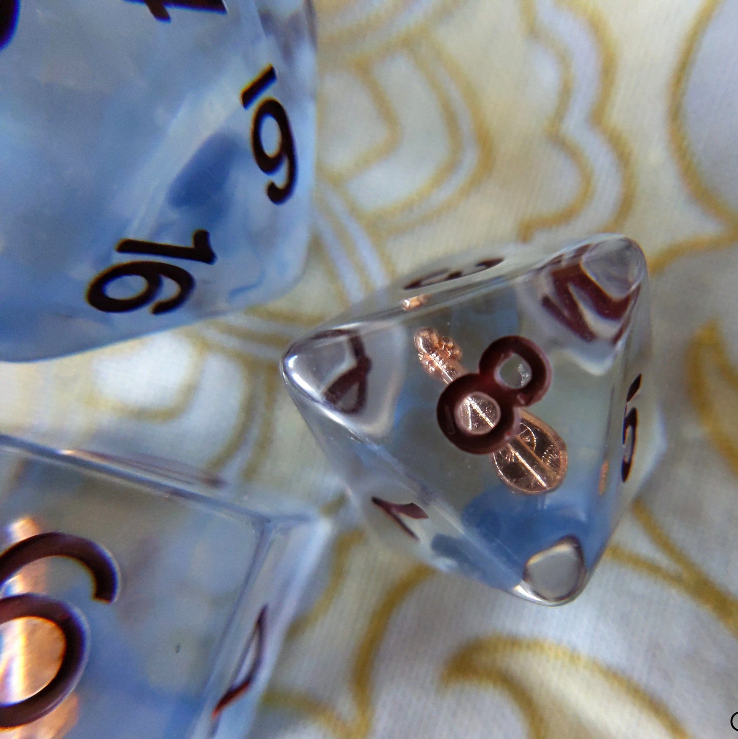 Bard's Violin - 7 Piece DnD Dice Set