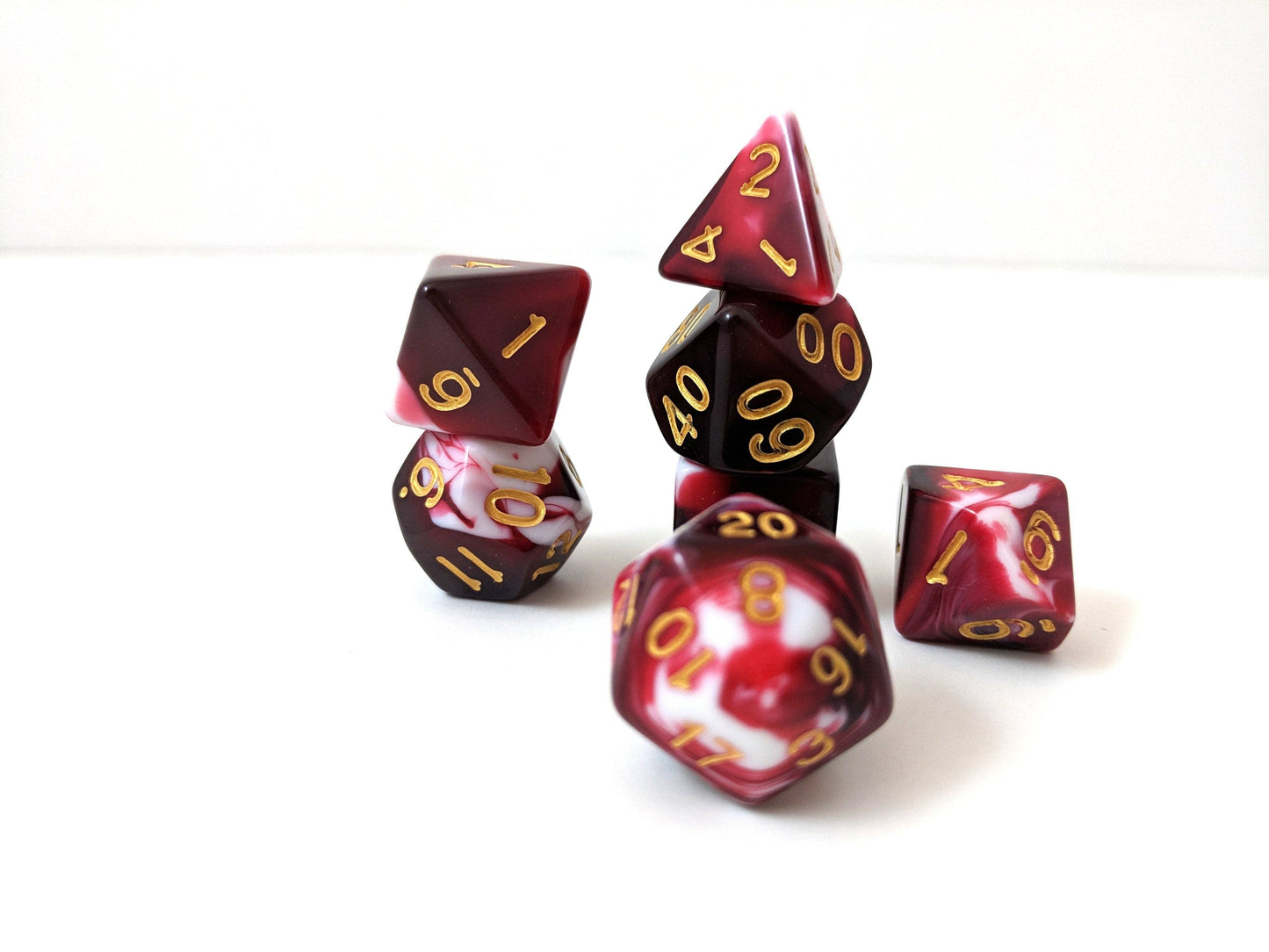 Battle Mage's Bloody Dice Set Dice sets Fennek and Finch