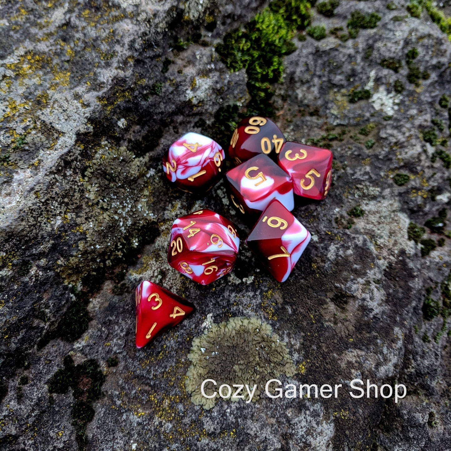 Battle Mage's Bloody Dice Set Dice sets Fennek and Finch