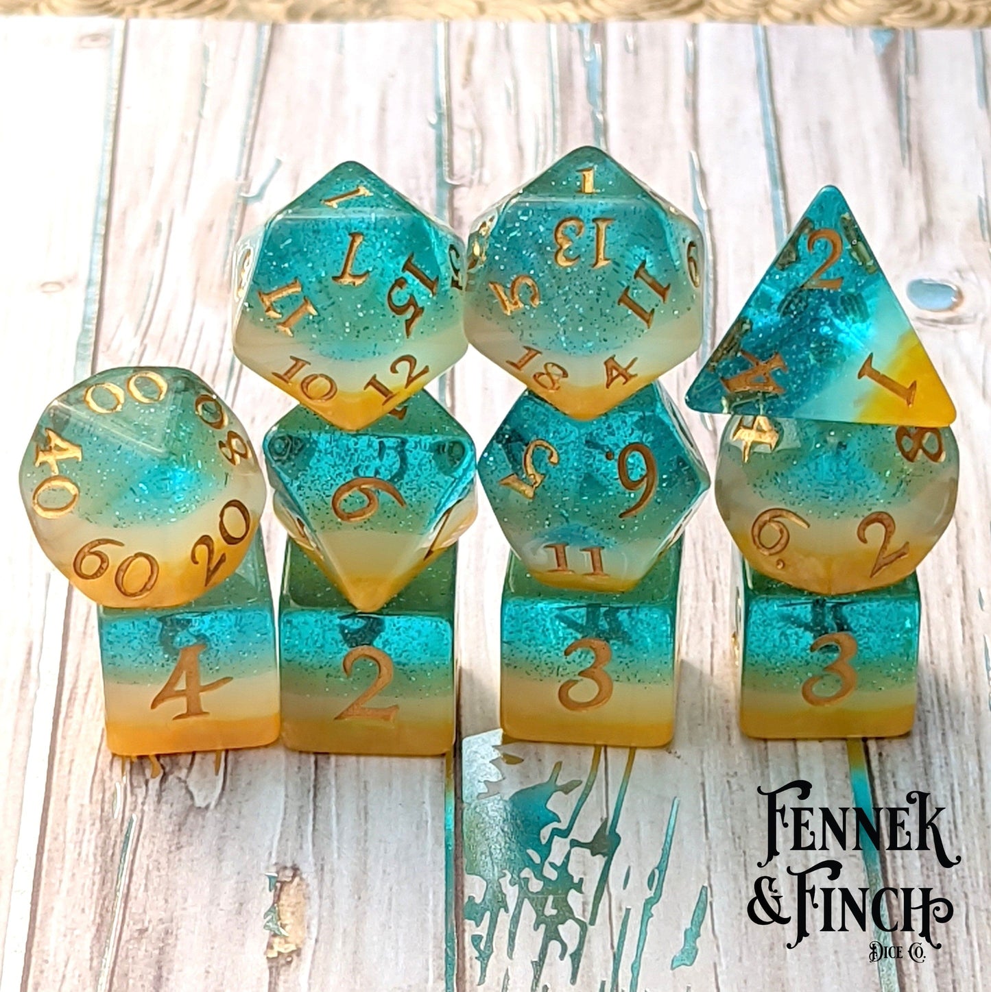 Beach Party Dice Set Dice sets Fennek and Finch