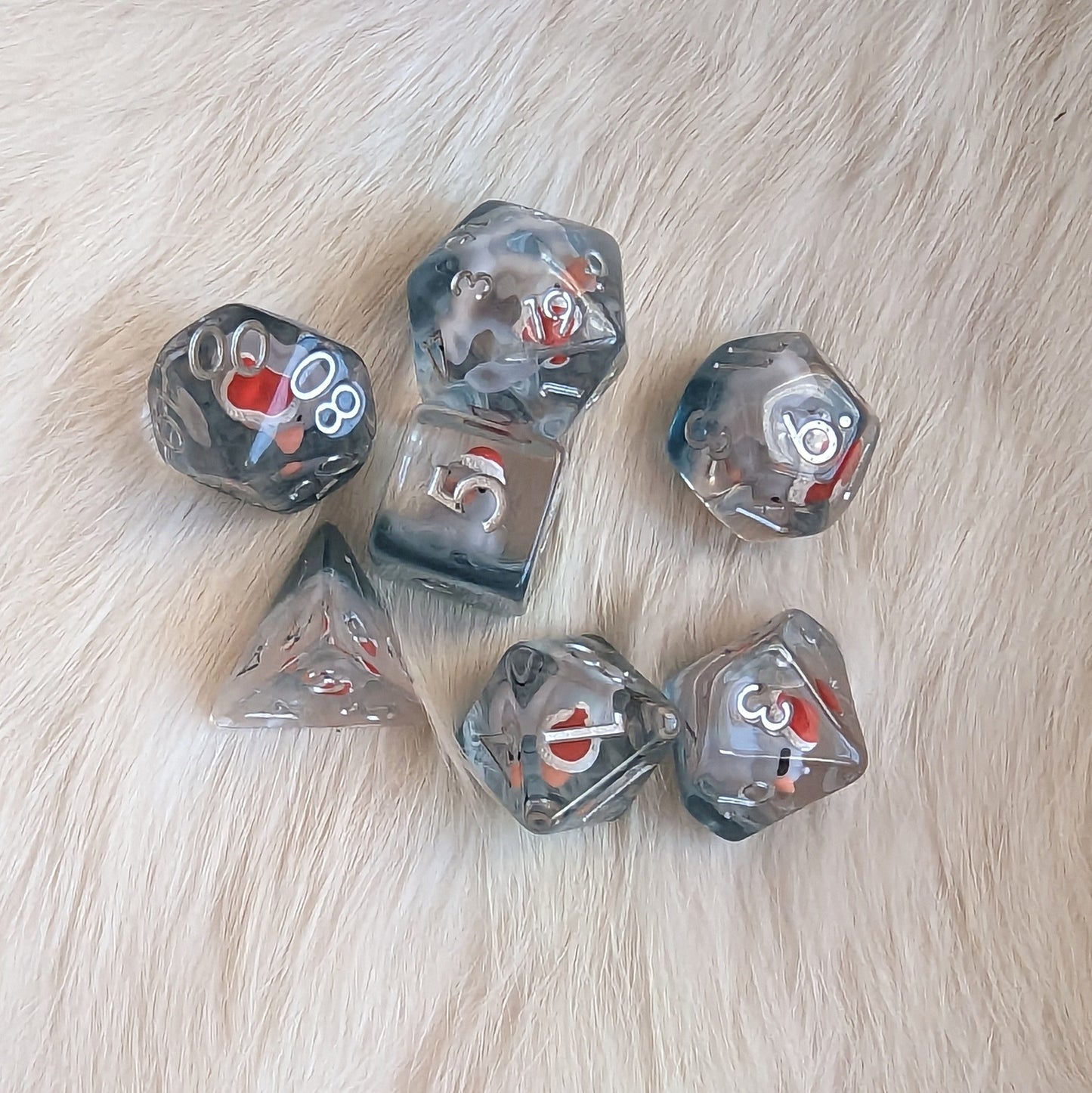 Christmas Duck DND Dice Set