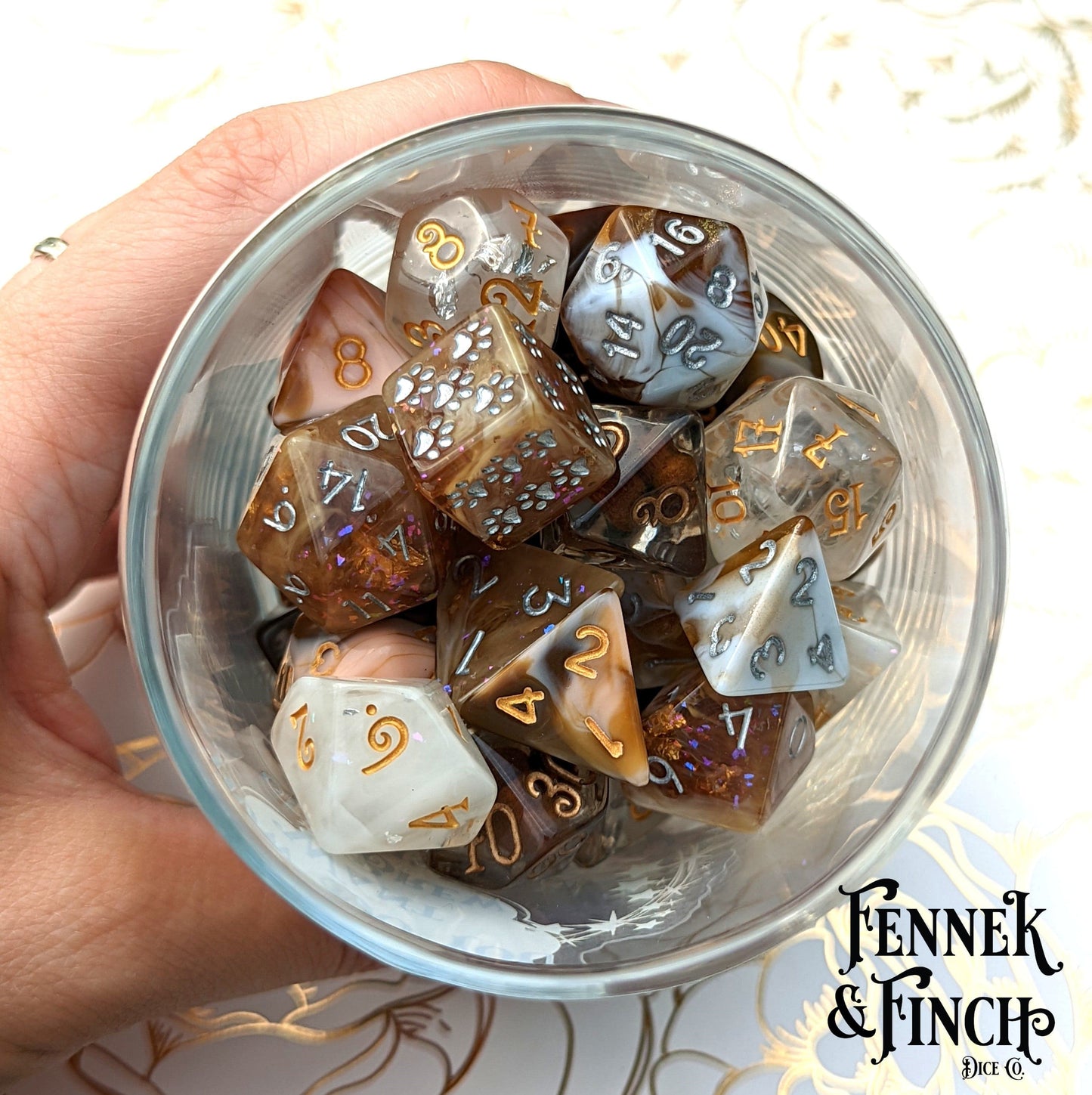 Coffee Cup and Dice Gift Set Games Fennek and Finch