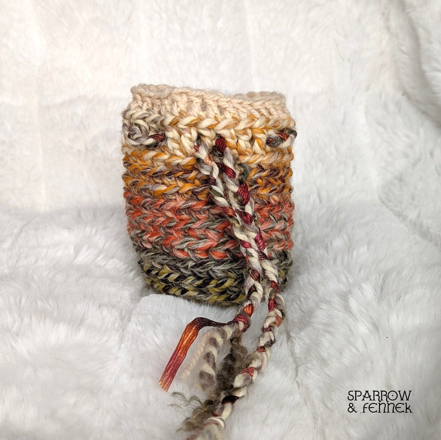 Crochet Handmade Dice Bag