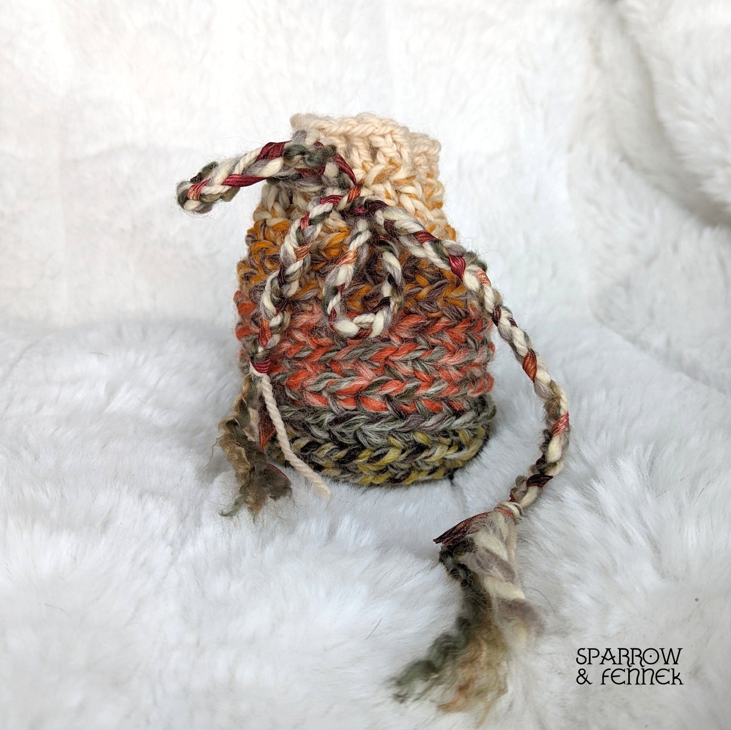 Crochet Handmade Dice Bag