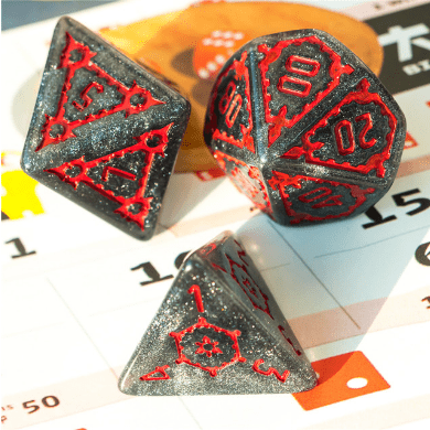 Dark Castle Dice, extra large dice set