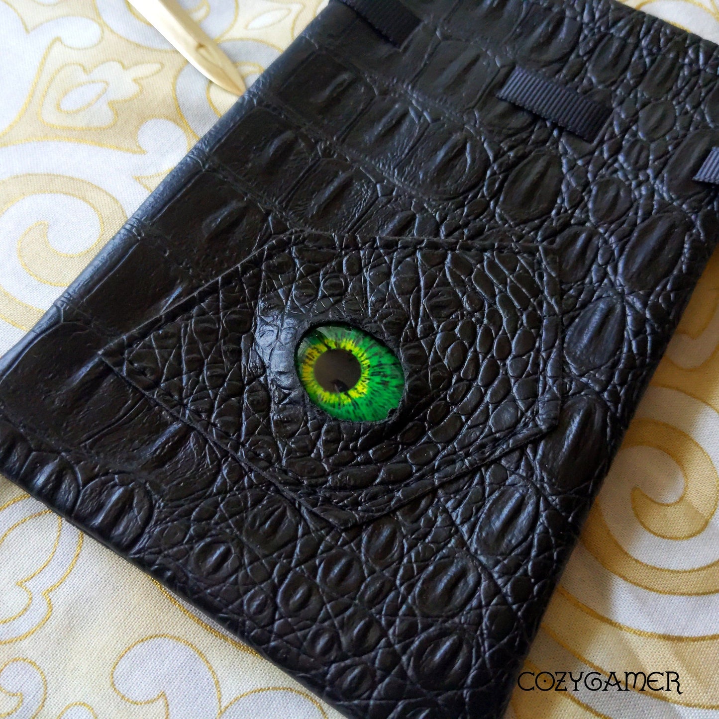 Dragon Eye Dice Bag Green
