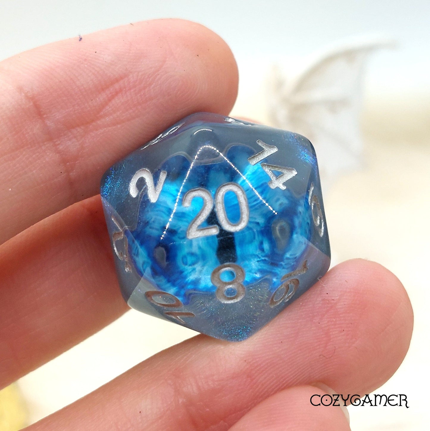 Dragon Eye Dice Set. Evil Eyeball Dice