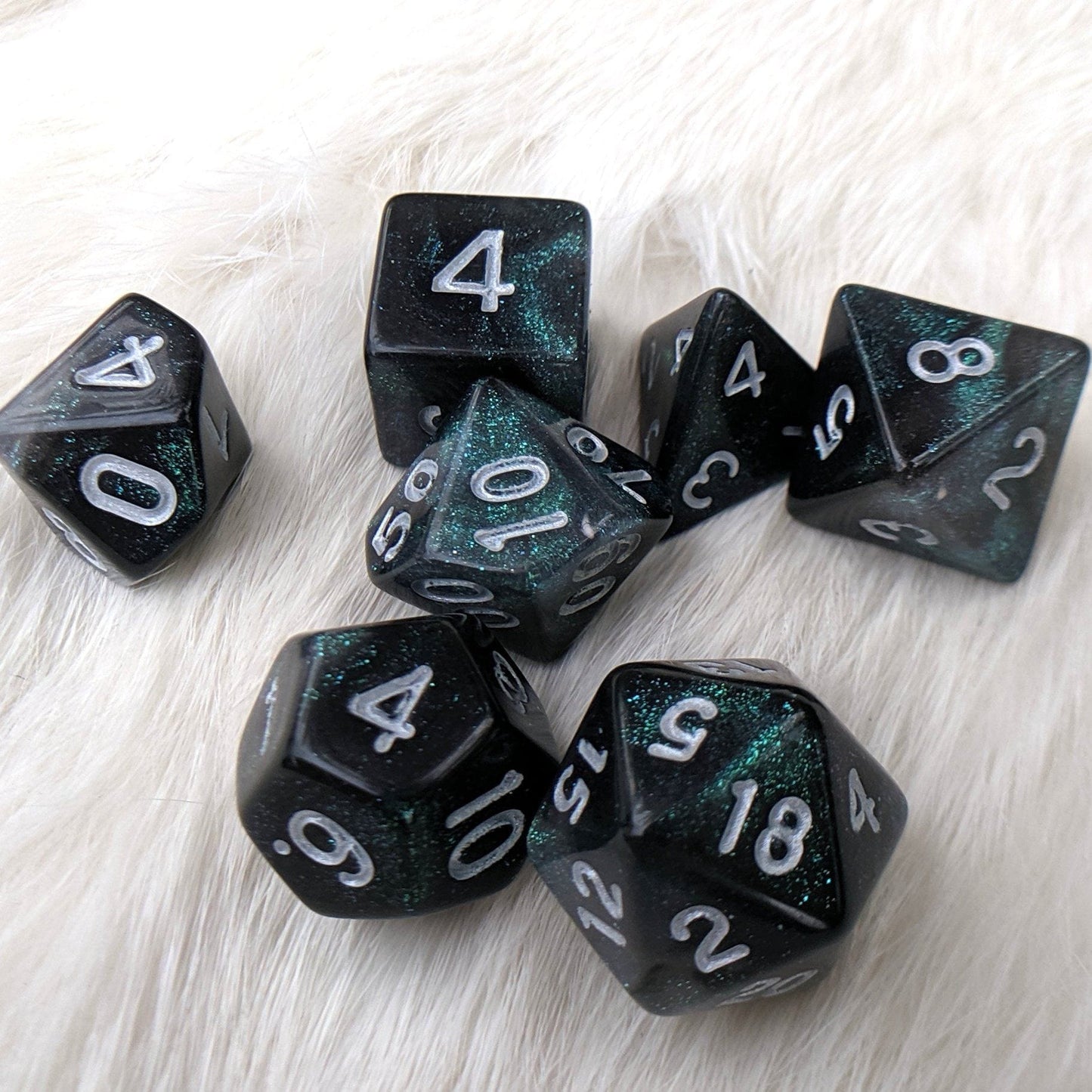 Everclear Aurora DnD Dice Set Dice sets Fennek and Finch