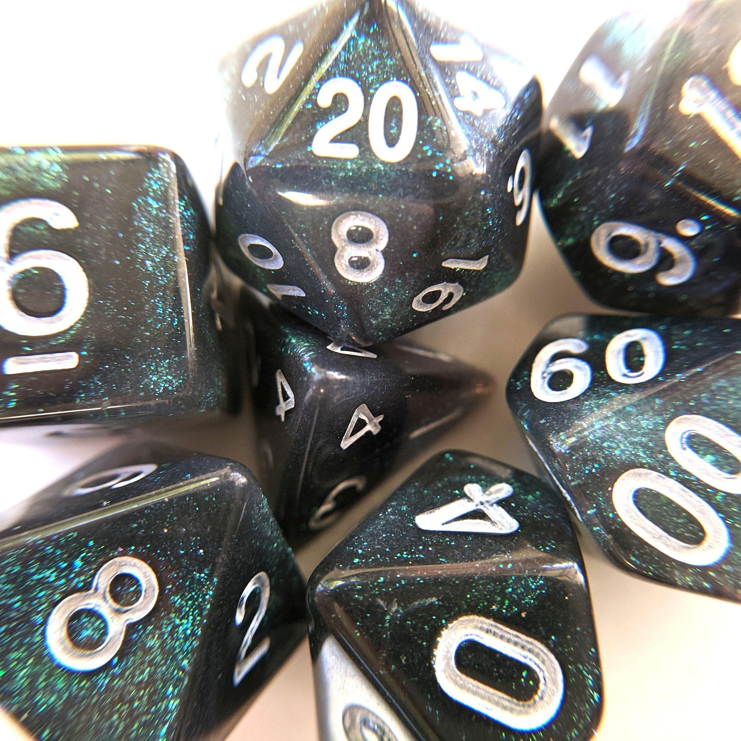 Everclear Aurora DnD Dice Set Dice sets Fennek and Finch