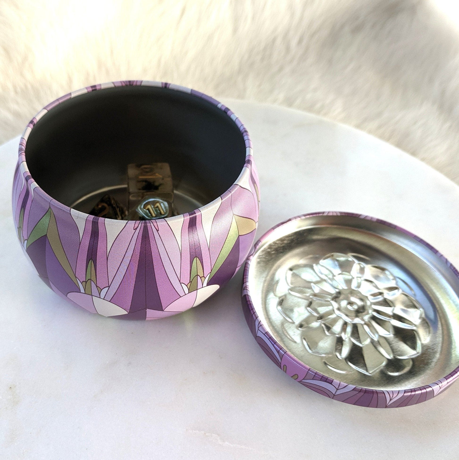 Mandala Dice Box Storage & Organization Fennek and Finch
