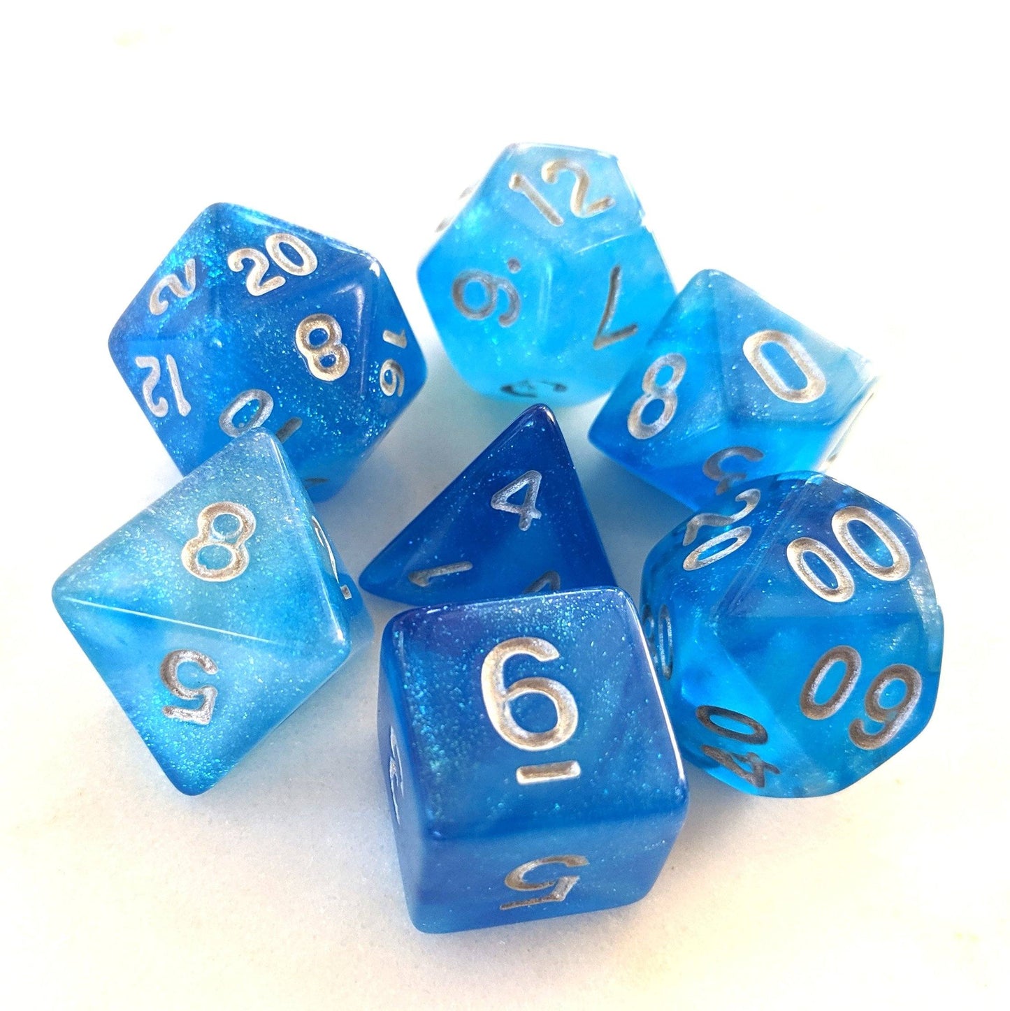 Mermaid Tears DnD Dice Set Dice sets Fennek and Finch