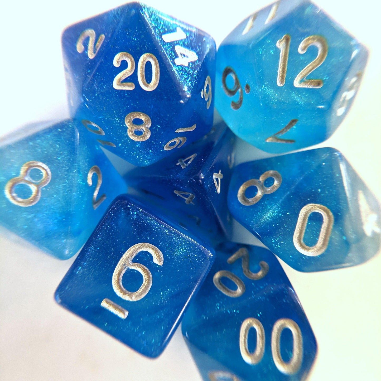 Mermaid Tears DnD Dice Set Dice sets Fennek and Finch