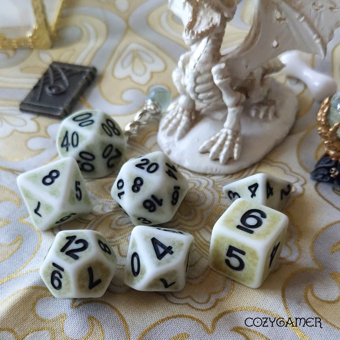 Pear Ancient Dice Set