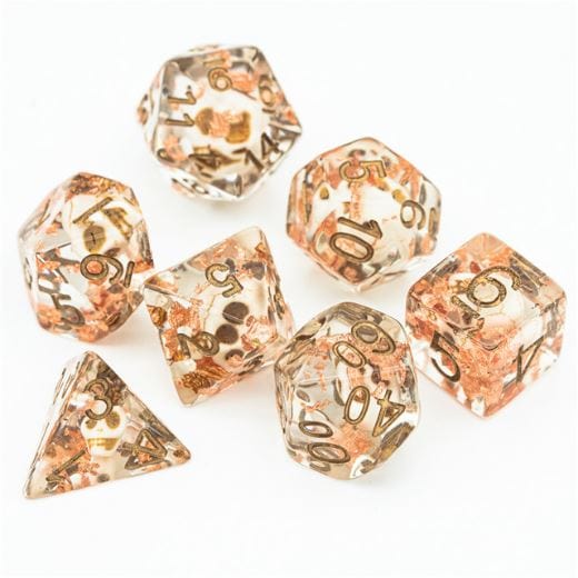 Skull and Copper Dice Set - CozyGamer