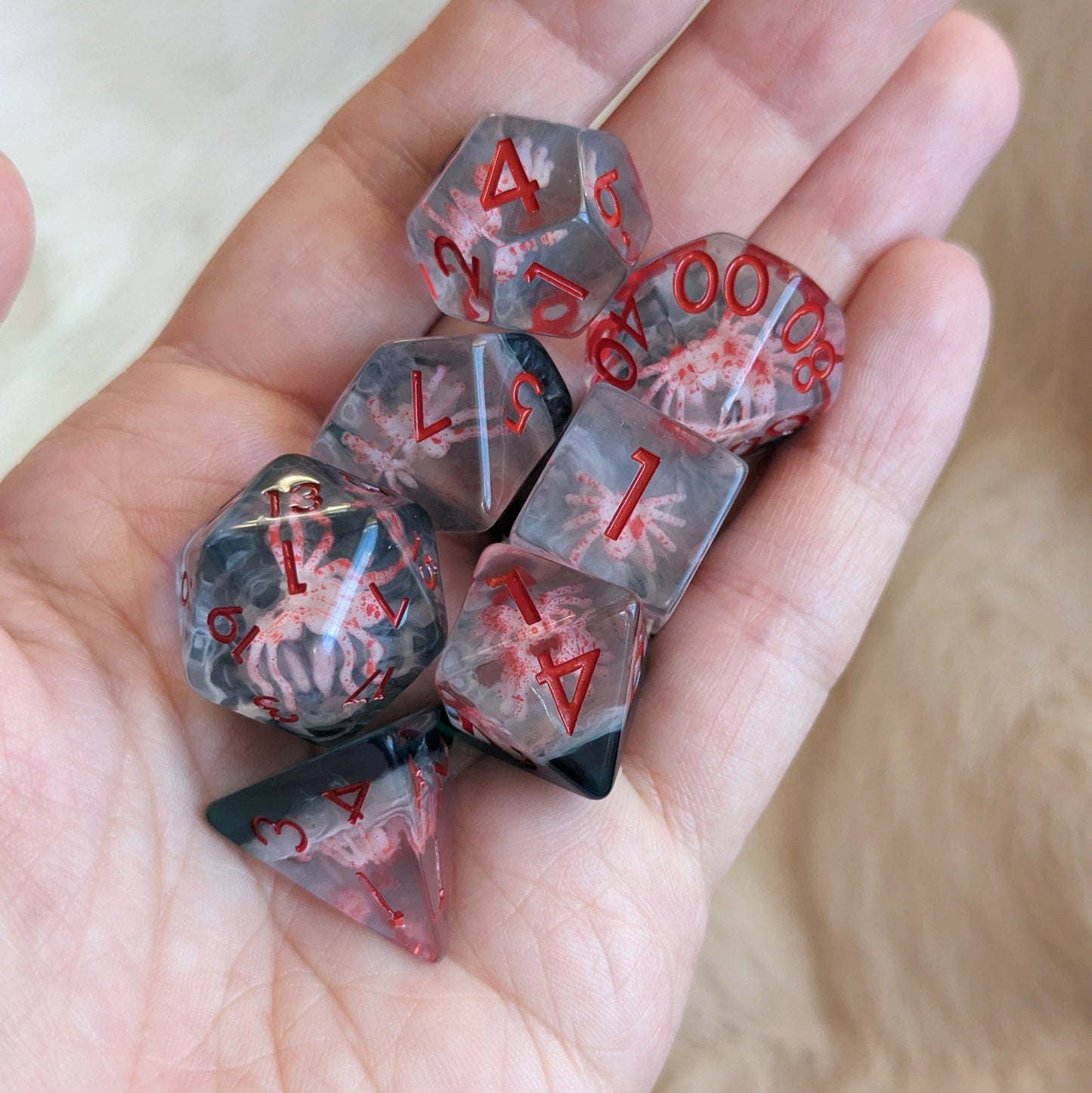 Spider DND Dice Set