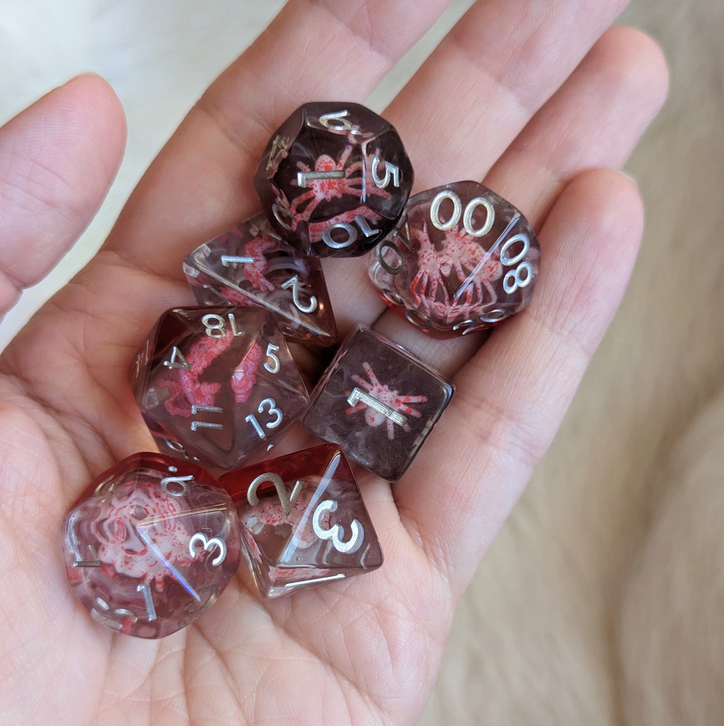 Spider DND Dice Set Fennek and Finch