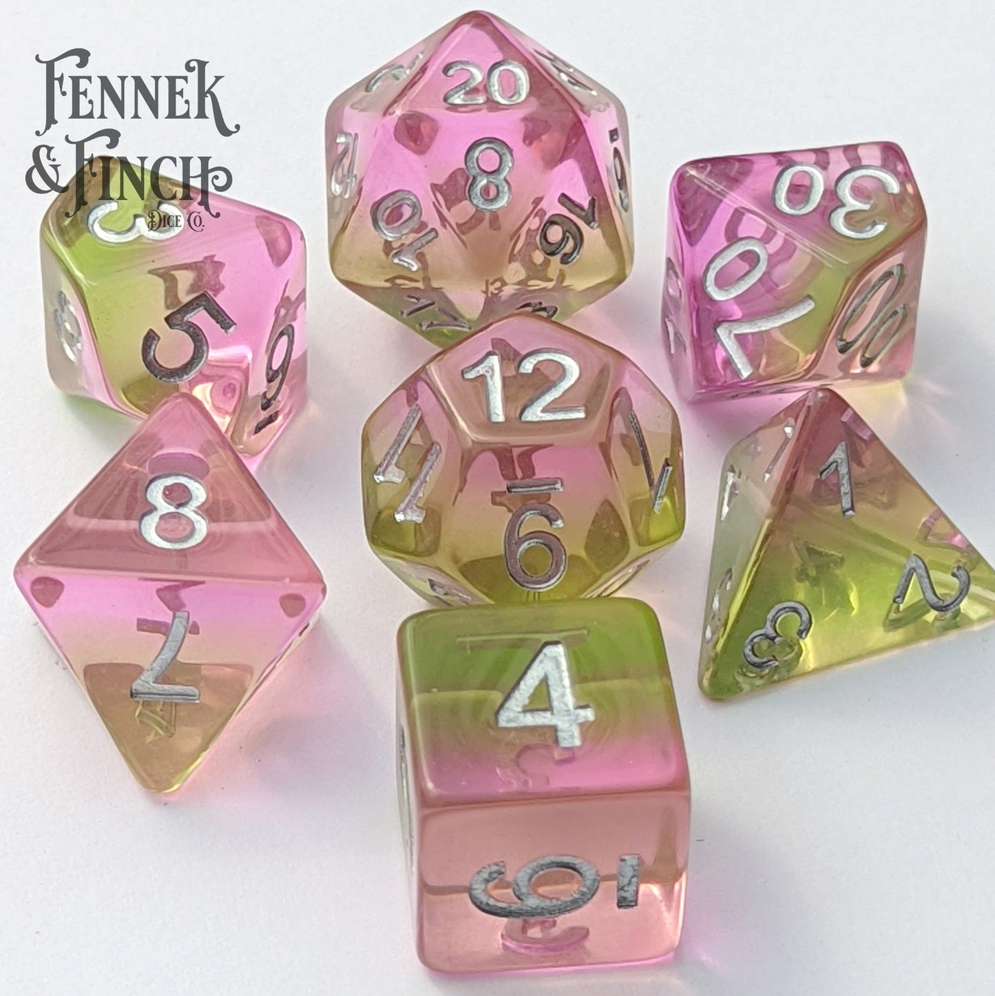 Spring Blossom Dice Set