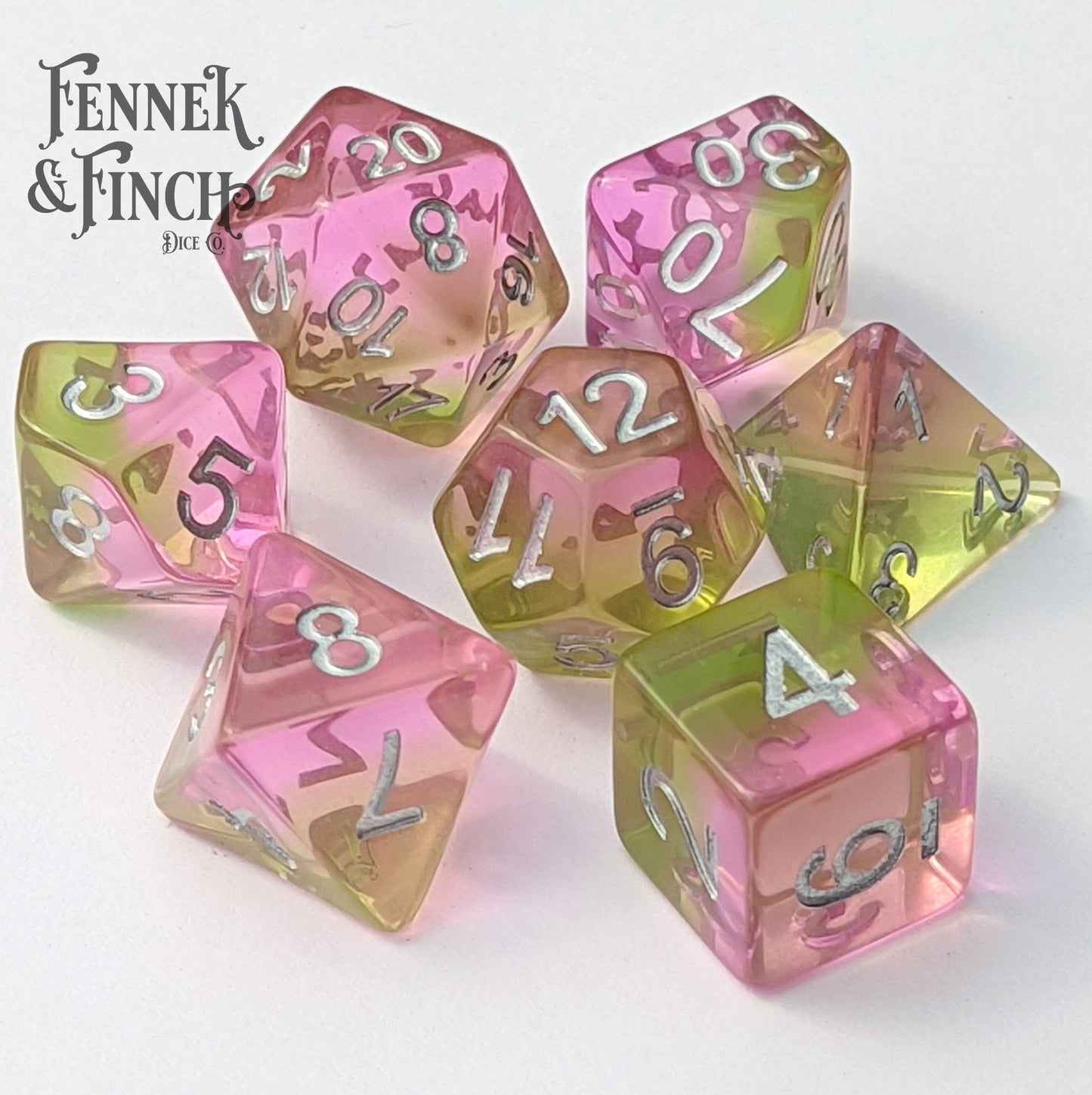 Spring Blossom Dice Set