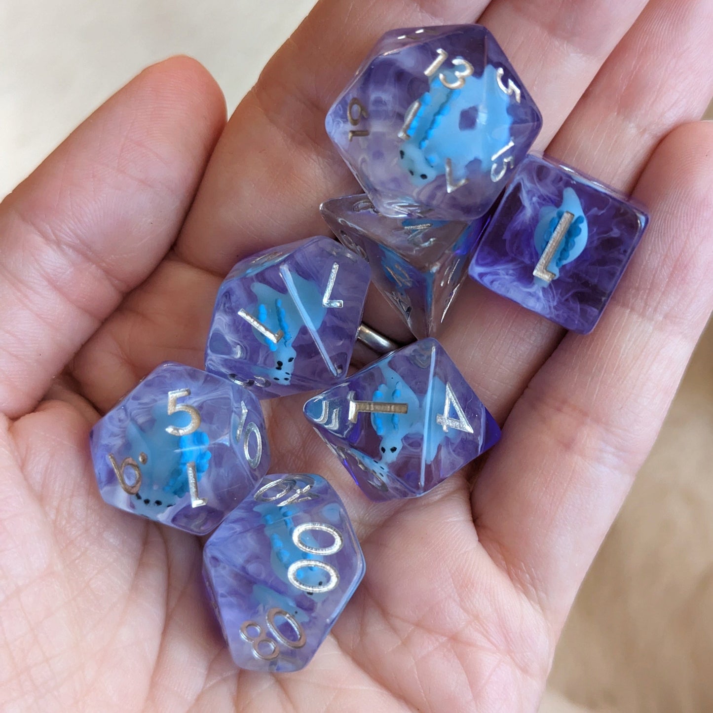 Stegosaurus DND Dice Set